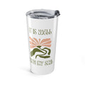 It is Well Pink Flower Tumbler 20oz