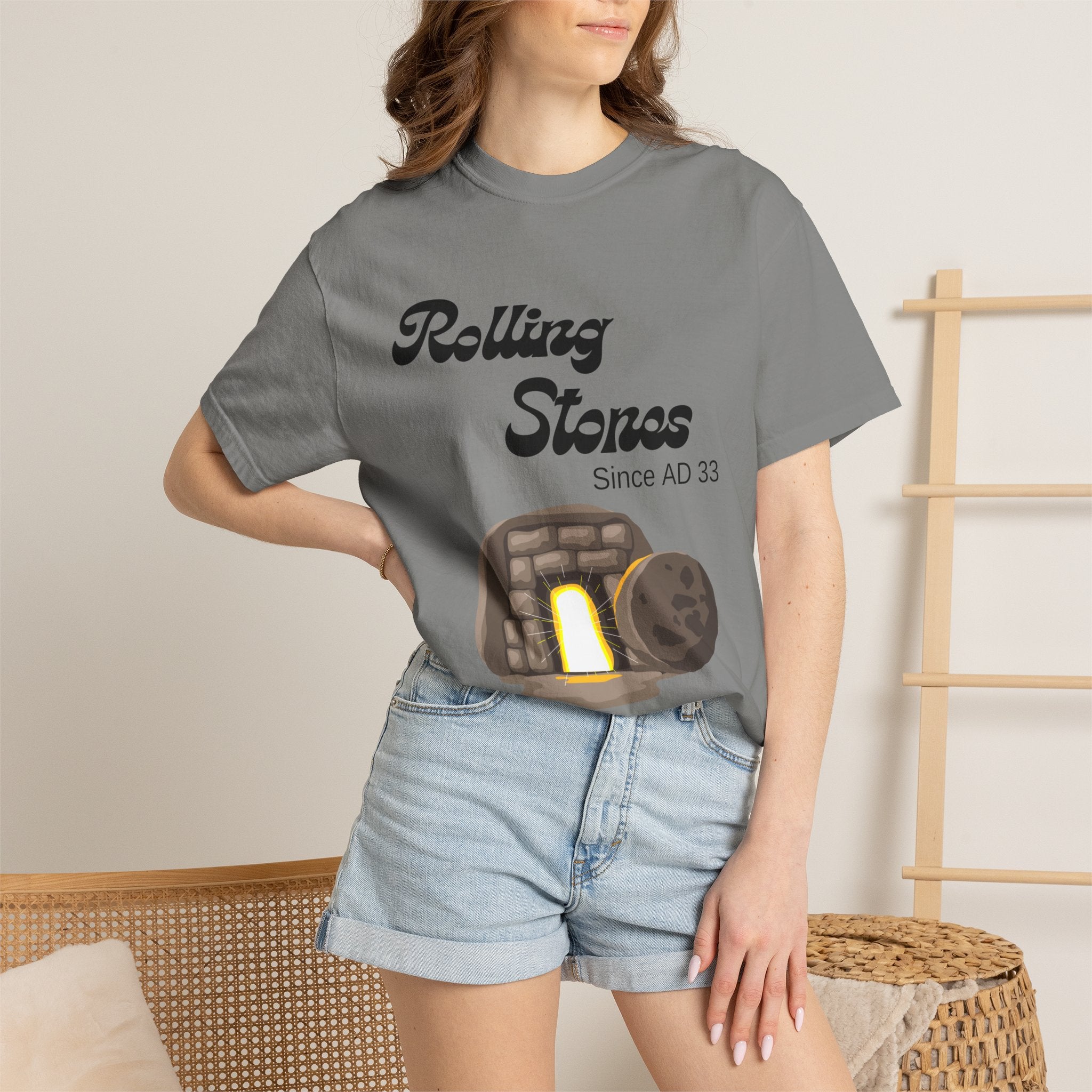 Rolling Stones since AD 33 Unisex Garment-Dyed T-shirt