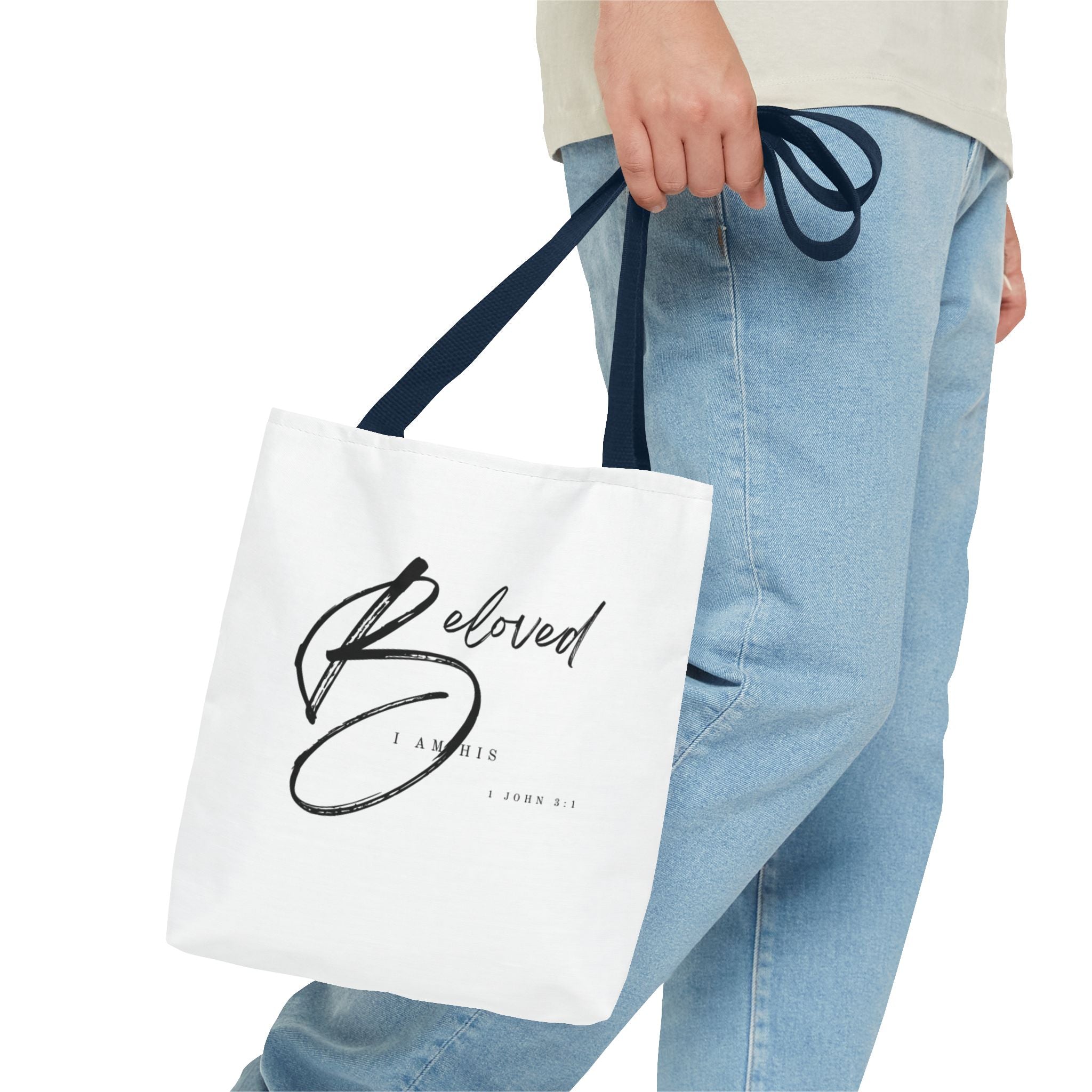 I am His Beloved Tote Bag 4