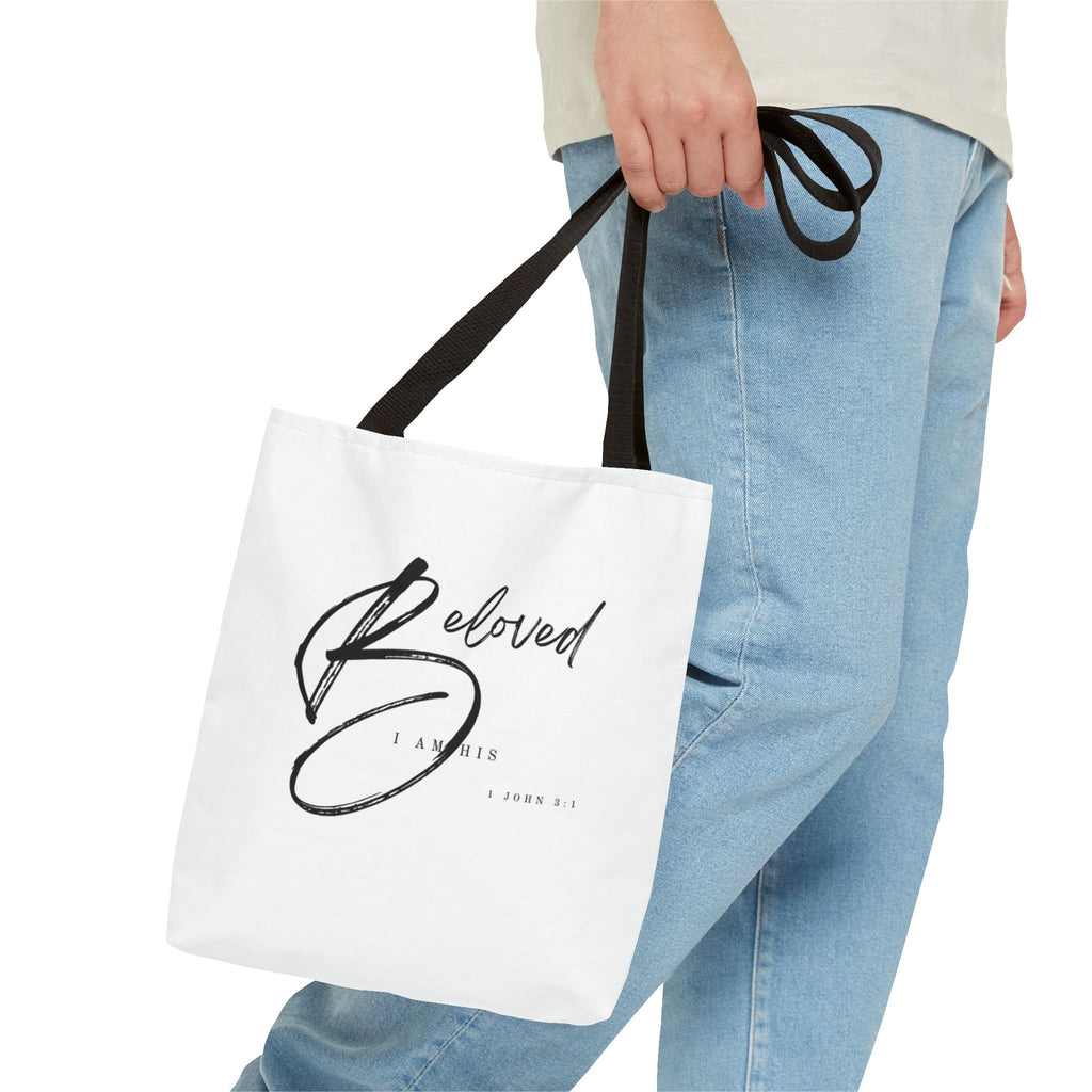 I am His Beloved Tote Bag 4