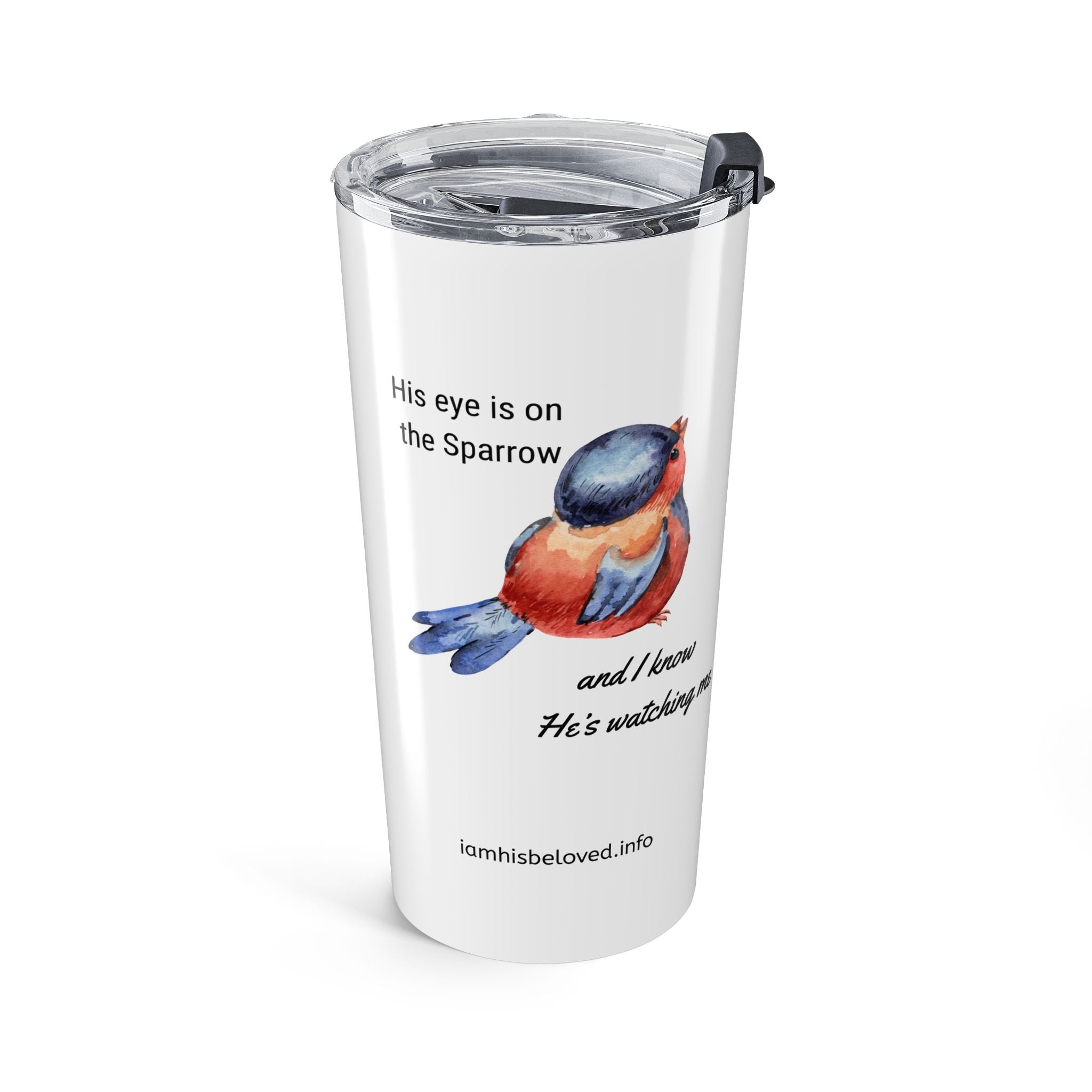 Favorite Hymns~ His Eye is on the Sparrow Tumbler 20oz