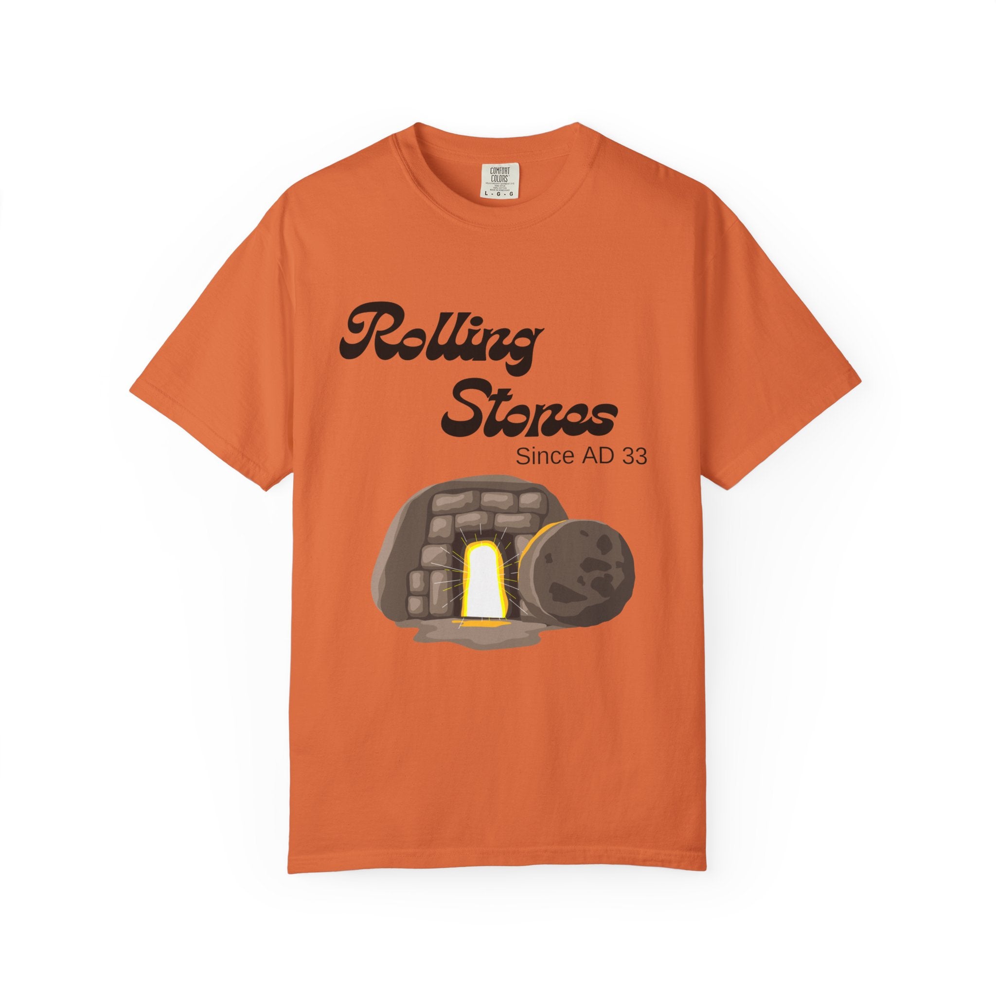 Rolling Stones since AD 33 Unisex Garment-Dyed T-shirt