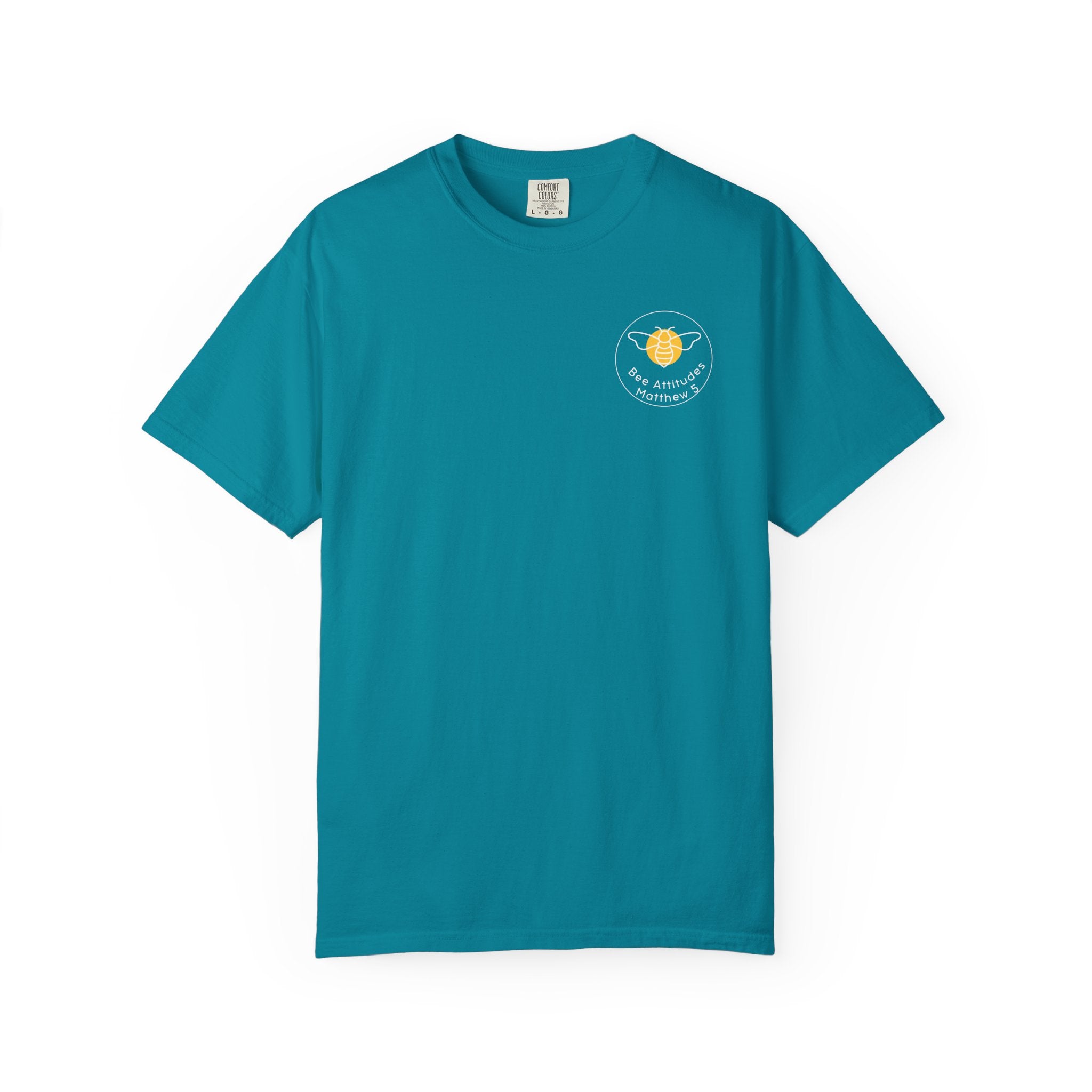 Bee-Attitudes 5:6 T-shirt White Letters