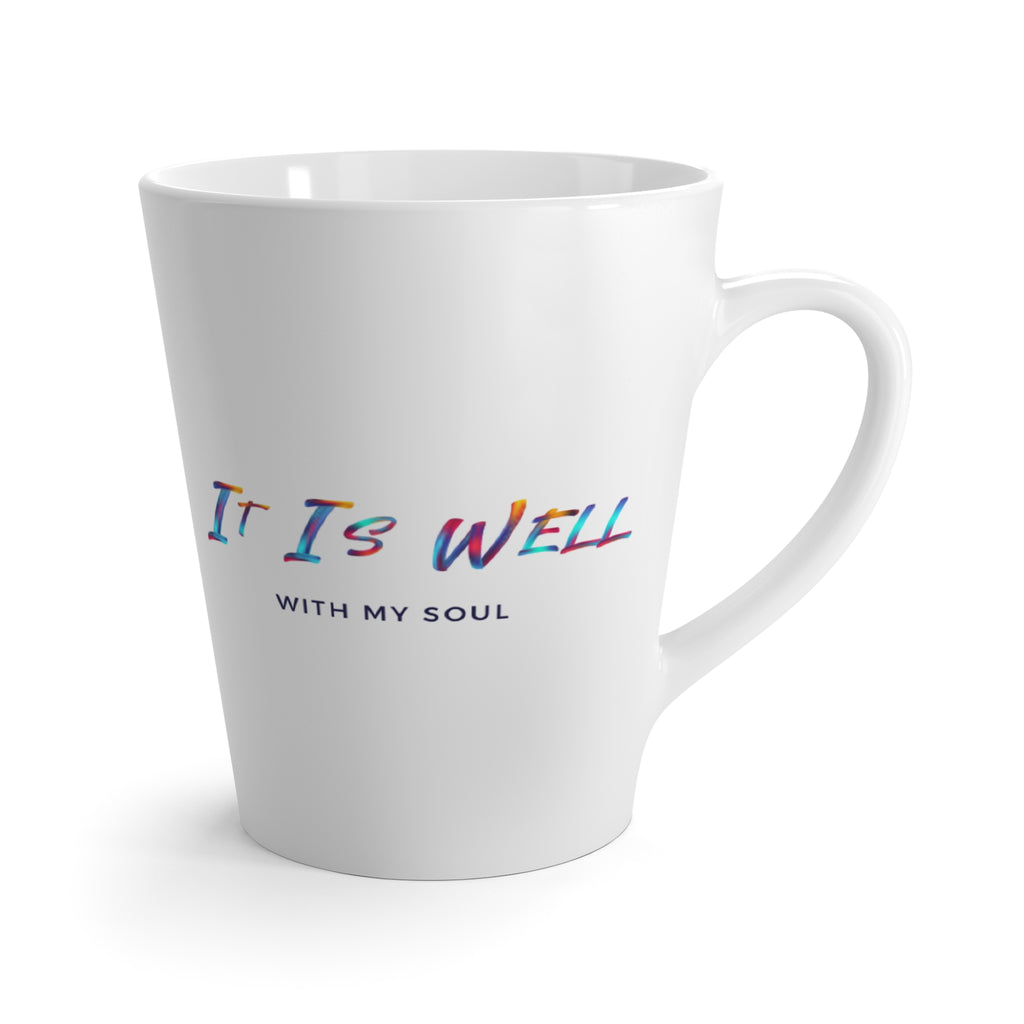 Favorite Hymns ~ It is Well Colors Latte Mug