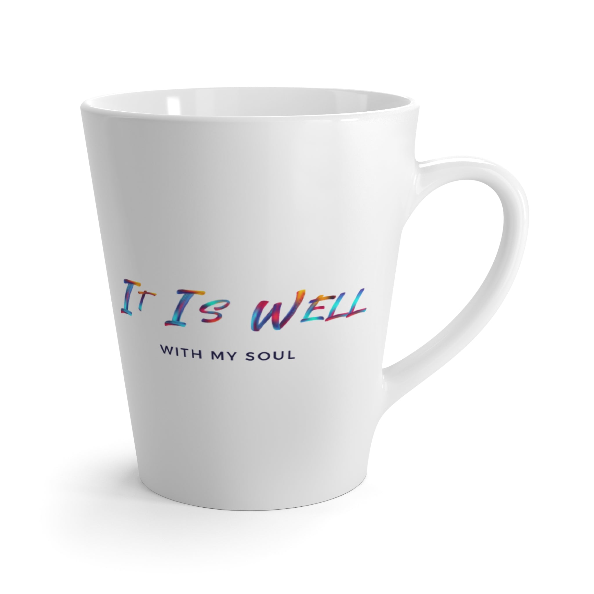 Favorite Hymns ~ It is Well Colors Latte Mug