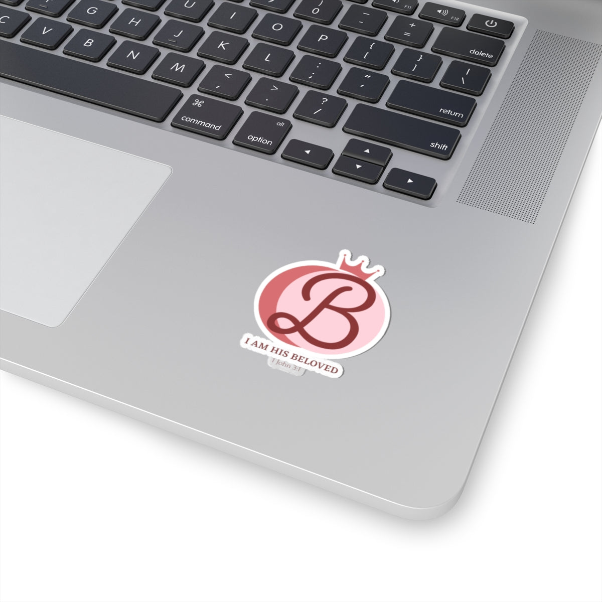 I am His Beloved Princess Style Kiss-Cut Stickers