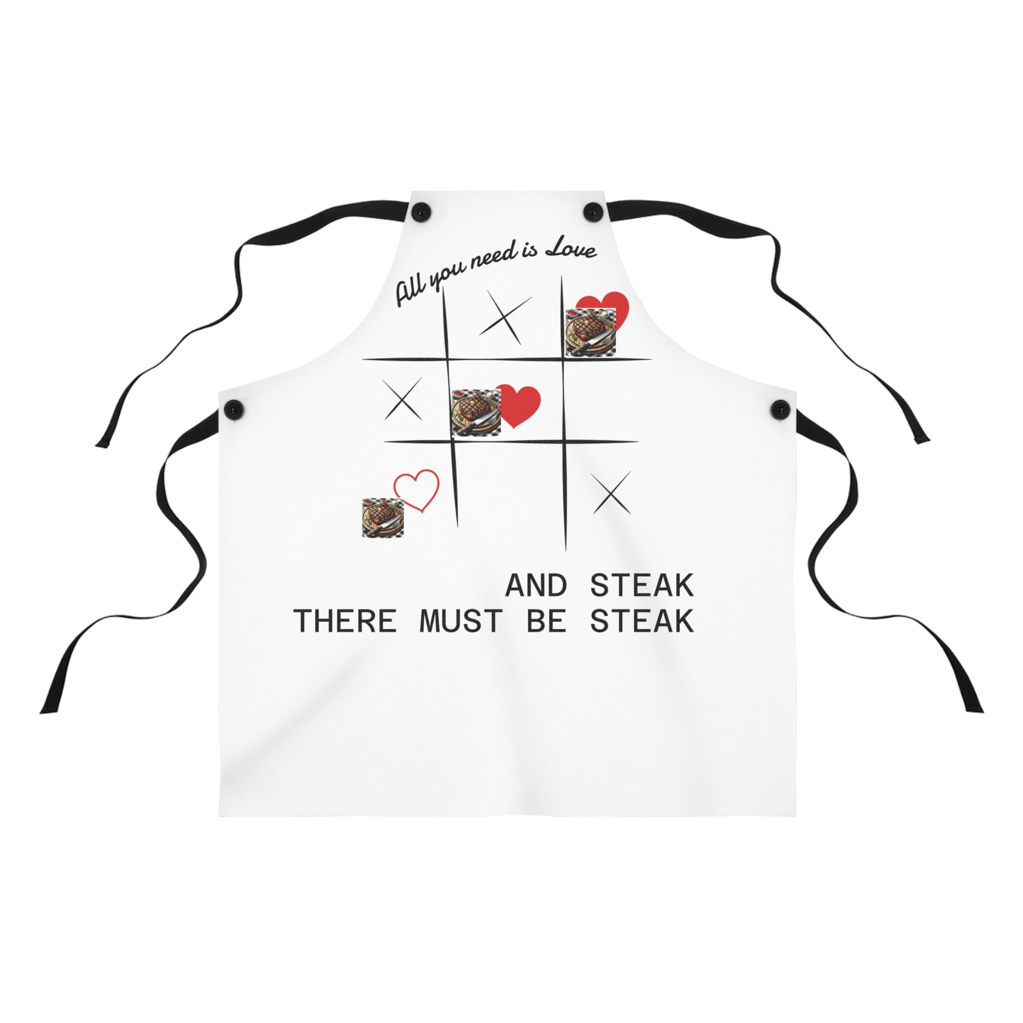 All You Need is Love and Steak Father's Day Grill Apron