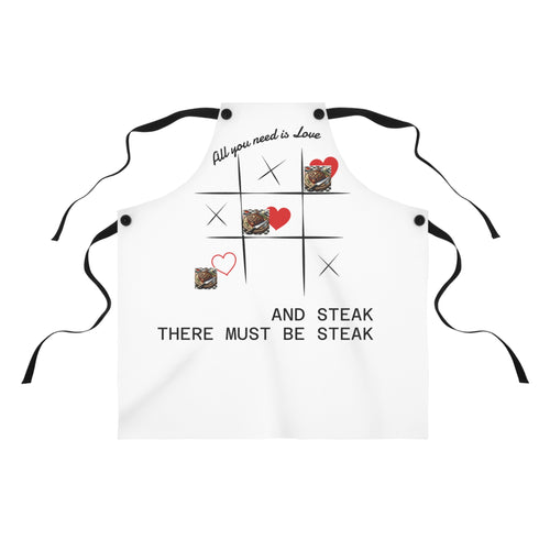 All You Need is Love and Steak Father's Day Grill Apron