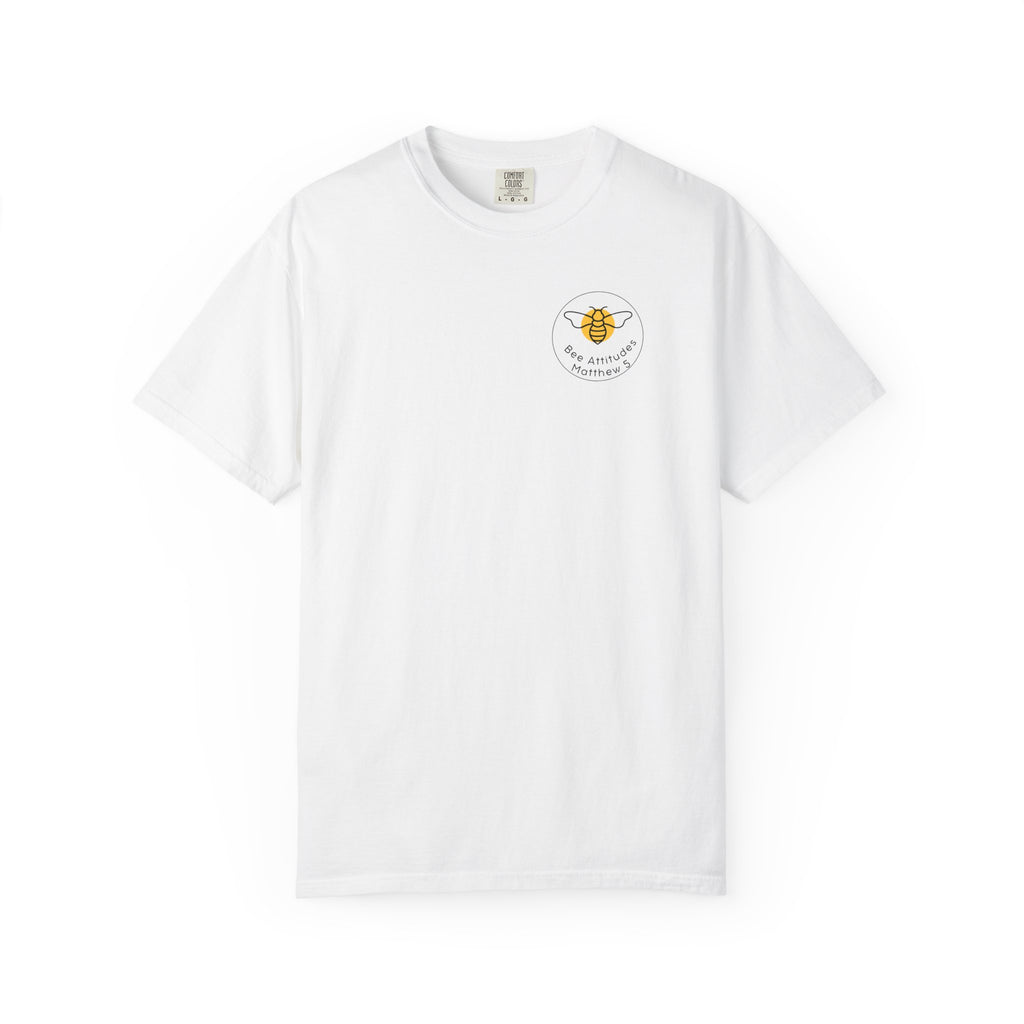 Bee-Attitudes 5:8 T-Shirt (Dark Letters)