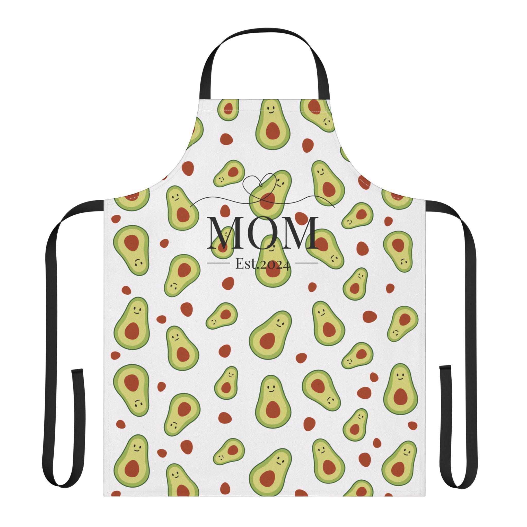 Avocado Patterned Apron for Moms