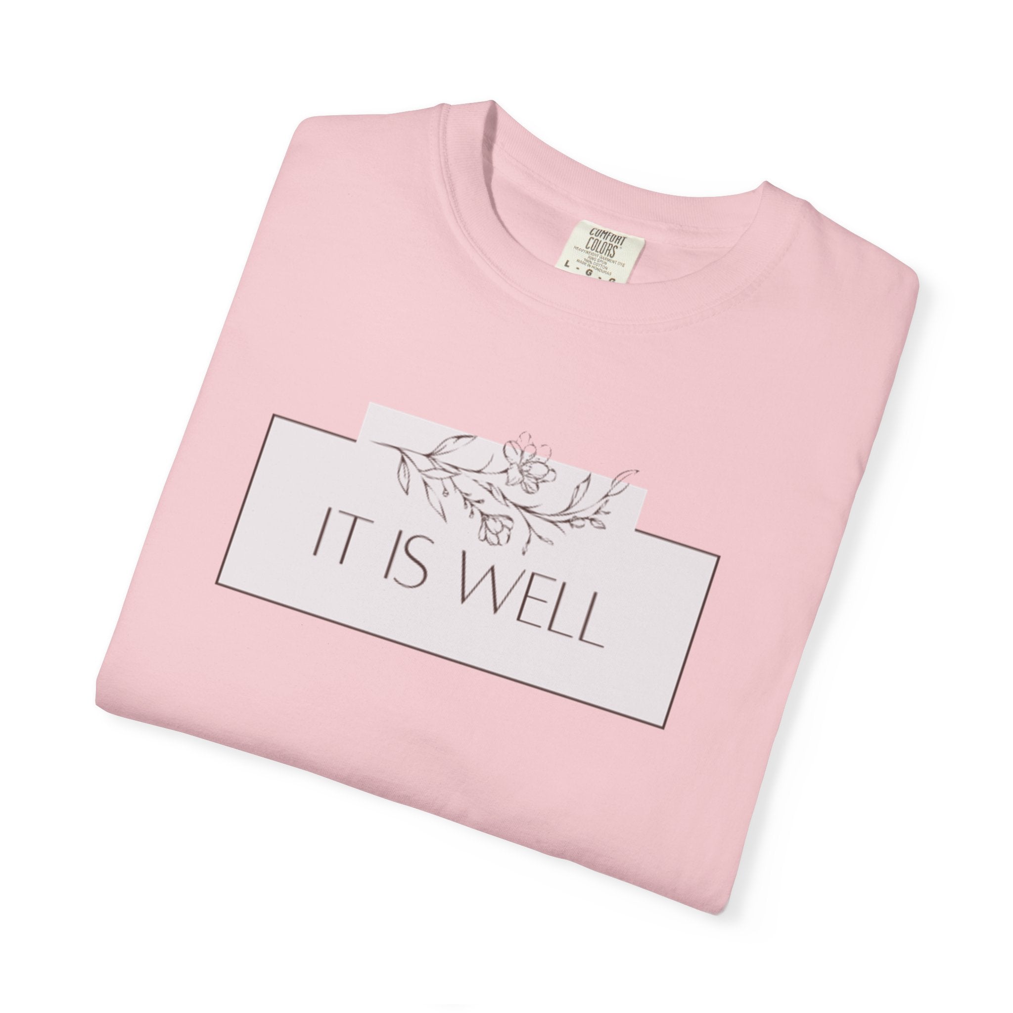 Favorite Hymns ~ It Is Well Framed T-Shirt