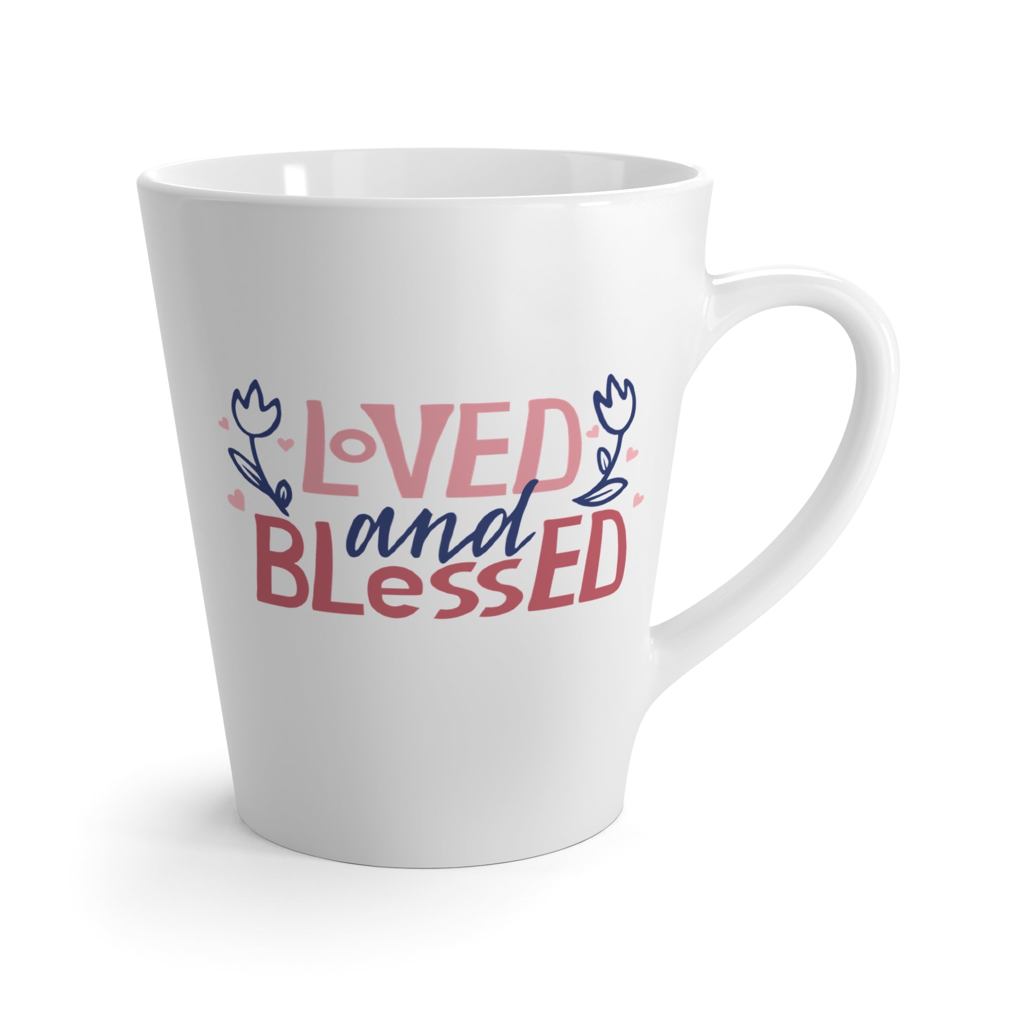 Loved and Blessed Latte Mug