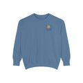 Bee-Attitudes ~ Matthew 5:3 ~ Garment-Dyed Sweatshirt White Letters