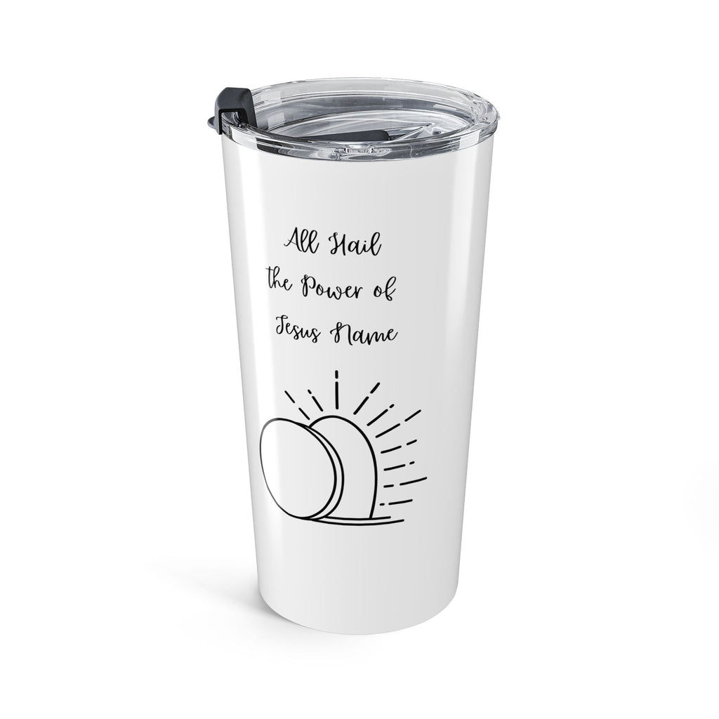Favorite Hymns ~ All Hail the Power of Jesus Name ~ Tumbler 20oz