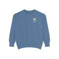 Bee-Attitudes ~ Matthew 5:7 ~ Garment-Dyed Sweatshirt White Letters