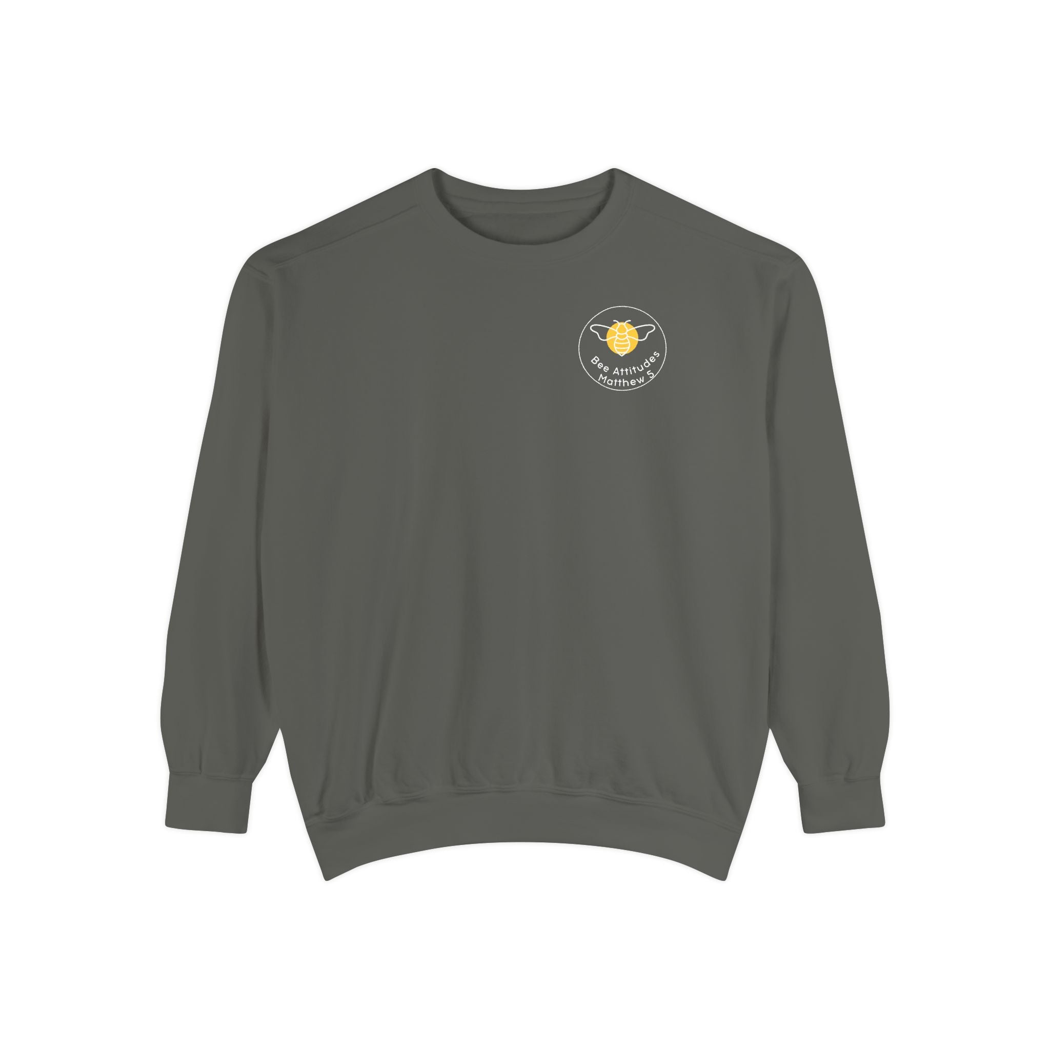 Bee-Attitudes Matthew 5:8 Garment-Dyed Sweatshirt