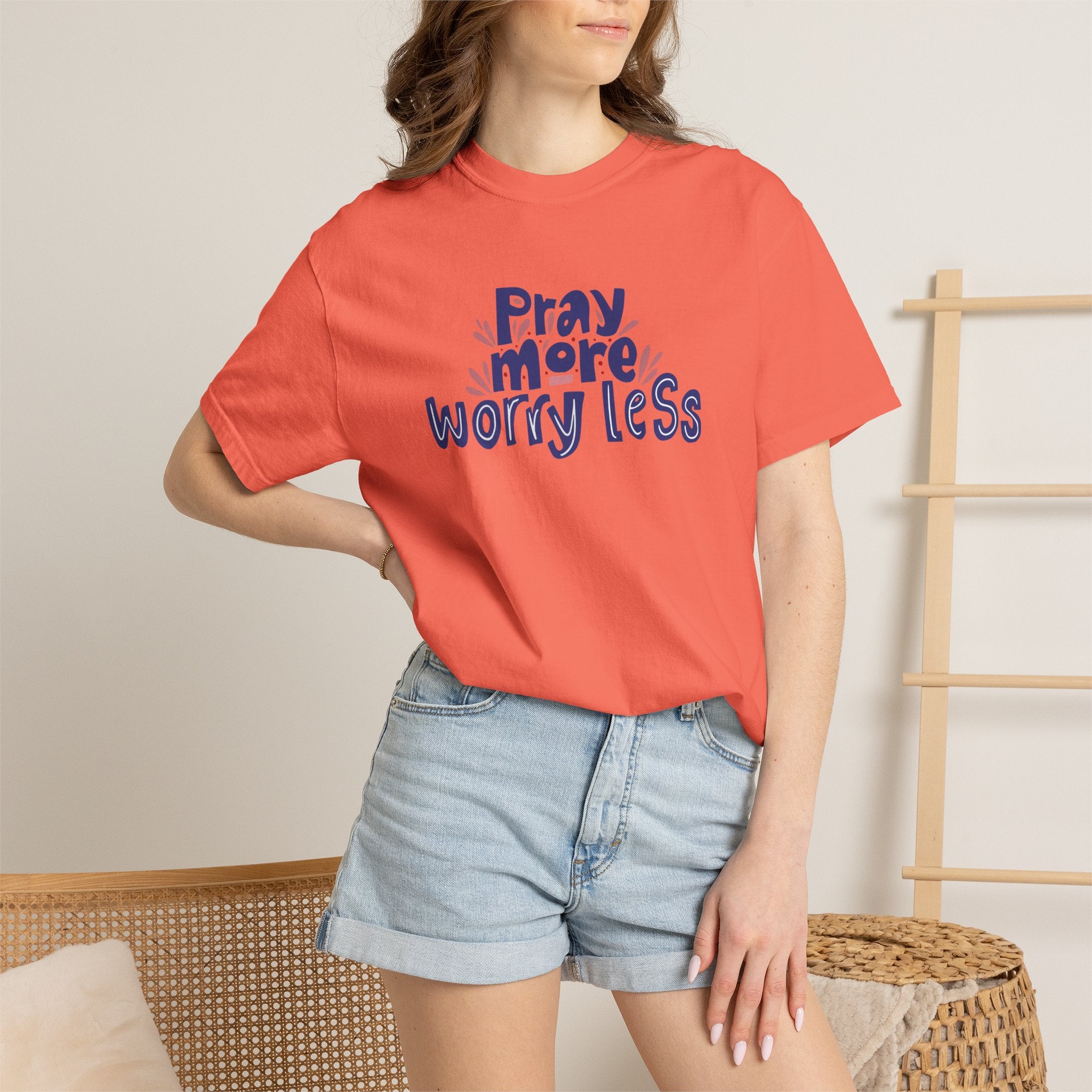 Pray More Worry Less T Shirt