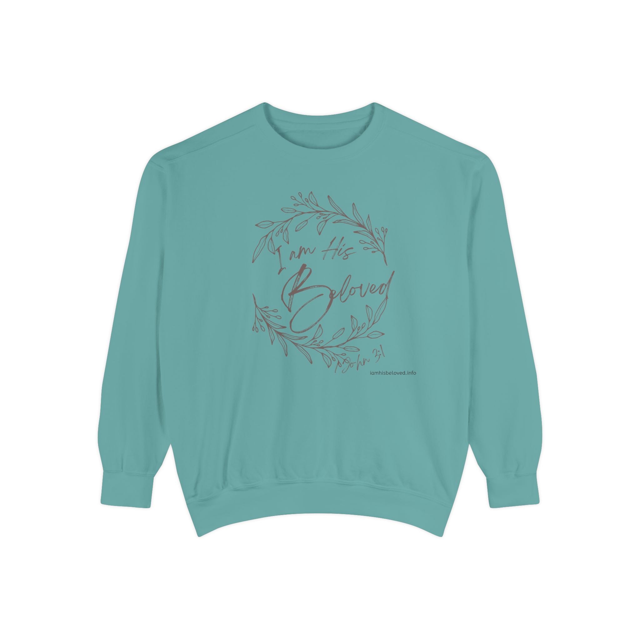 I Am His Beloved Wreath Sweatshirt