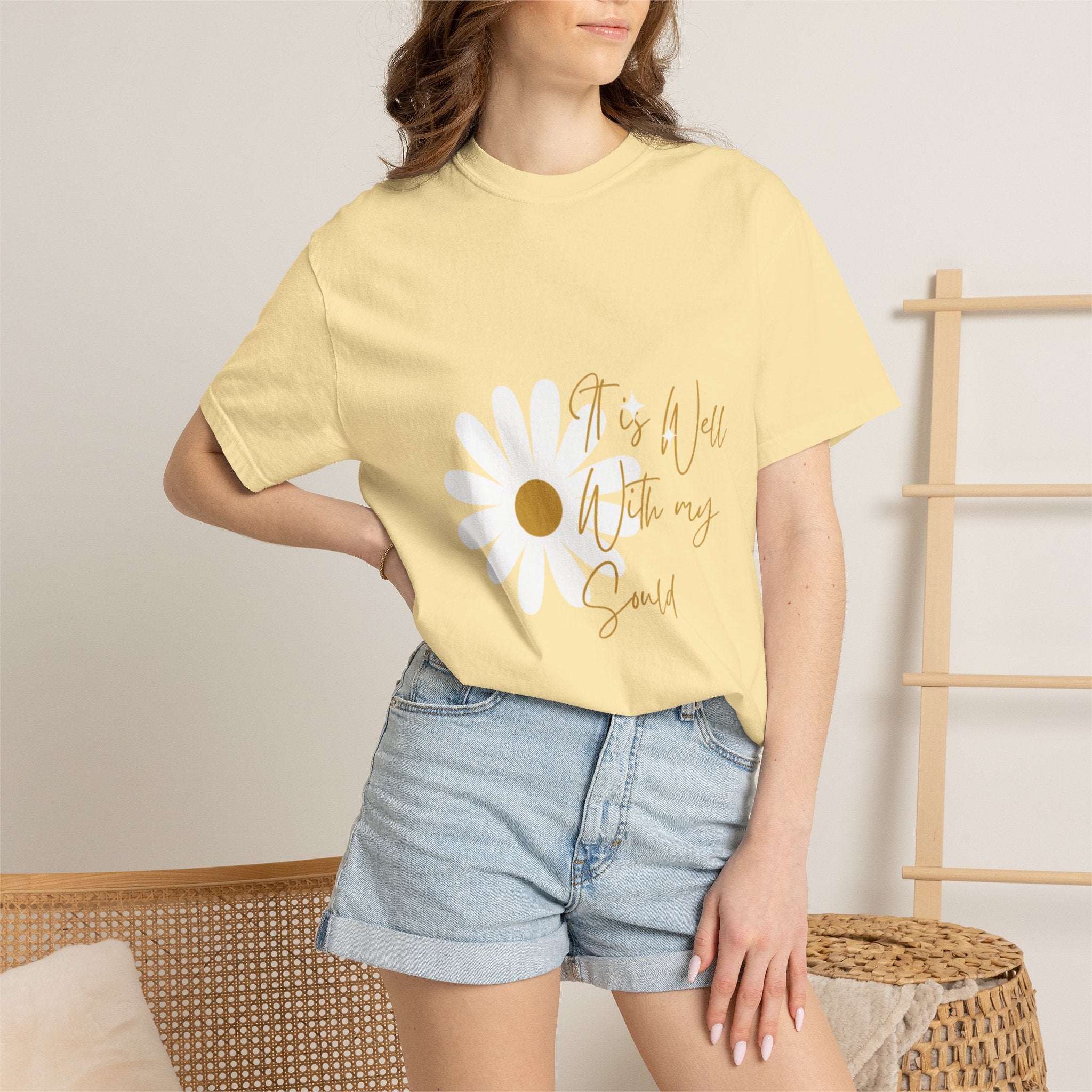 Favorit Hymns - It is Well Flower T Shirt