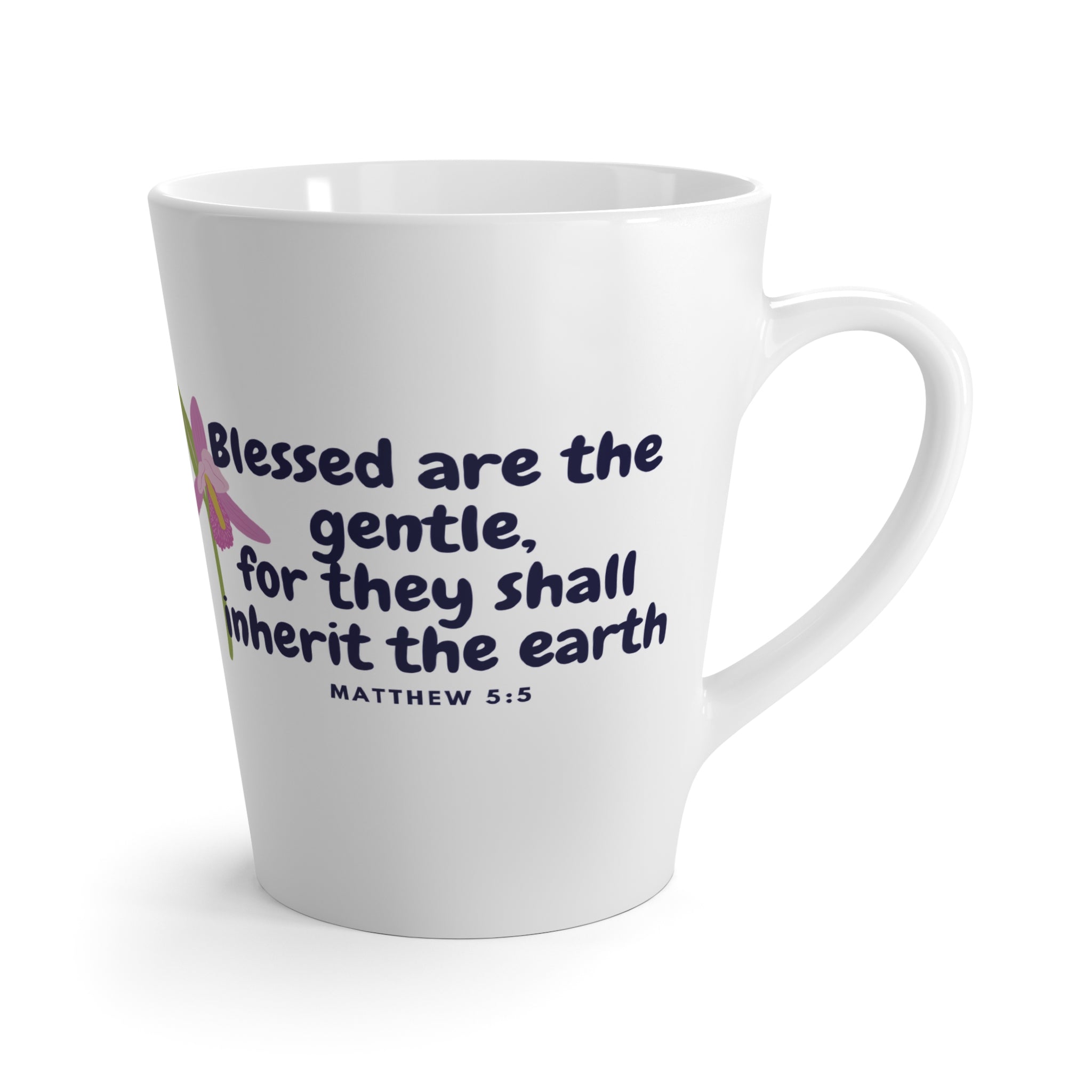 Bee-Attitudes ~ Matthew 5:5 ~ Latte Mug