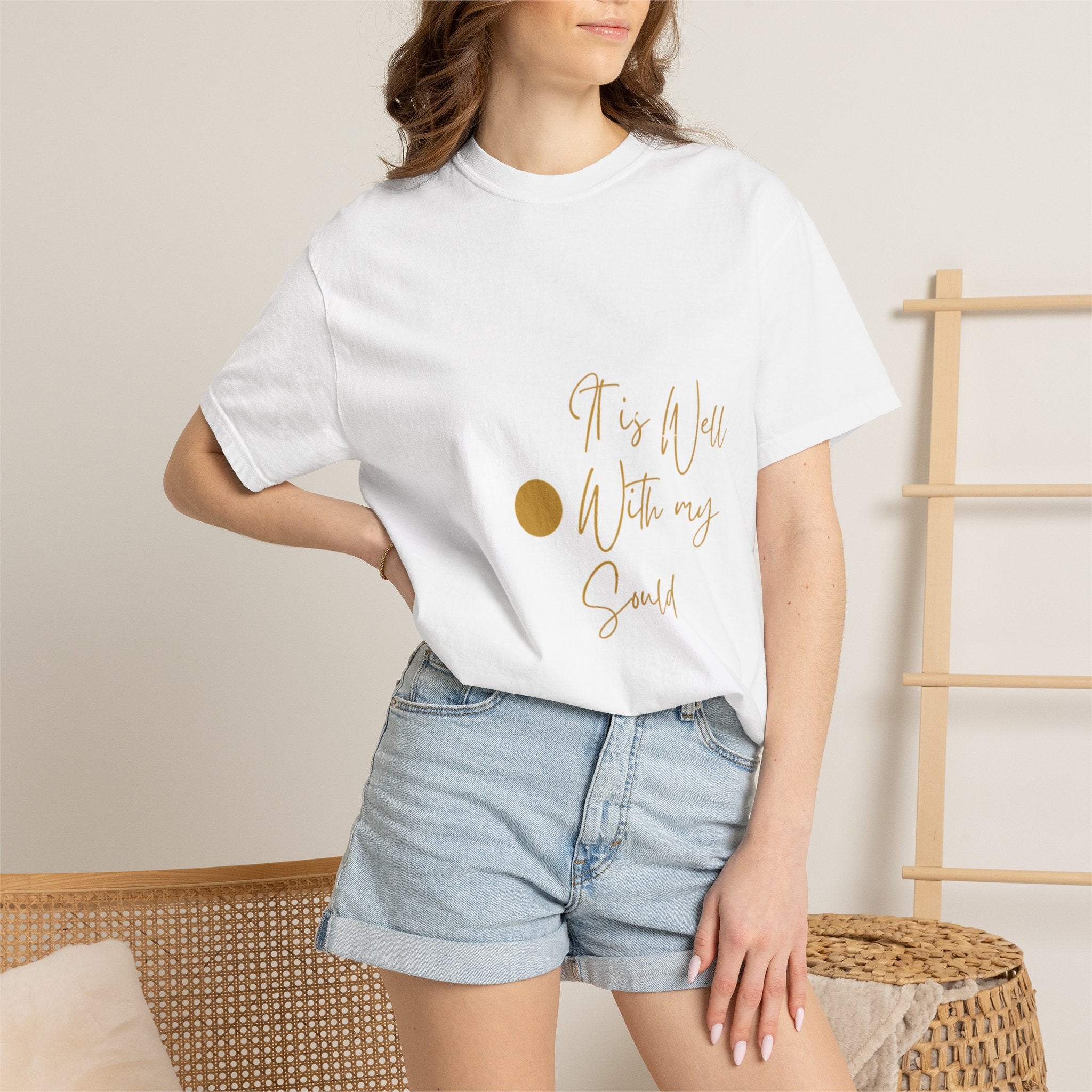 Favorit Hymns - It is Well Flower T Shirt