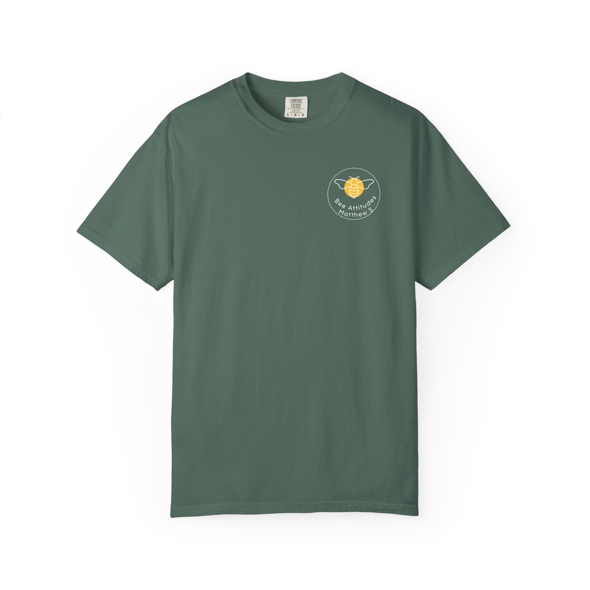 Bee-Attitudes Matthew 5:4 White Letters T Shirt