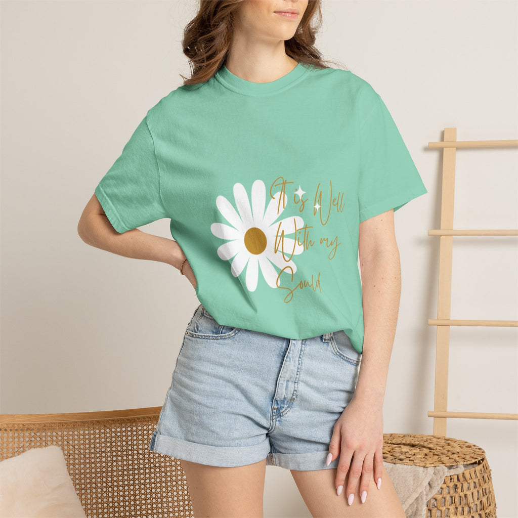 Favorit Hymns - It is Well Flower T Shirt