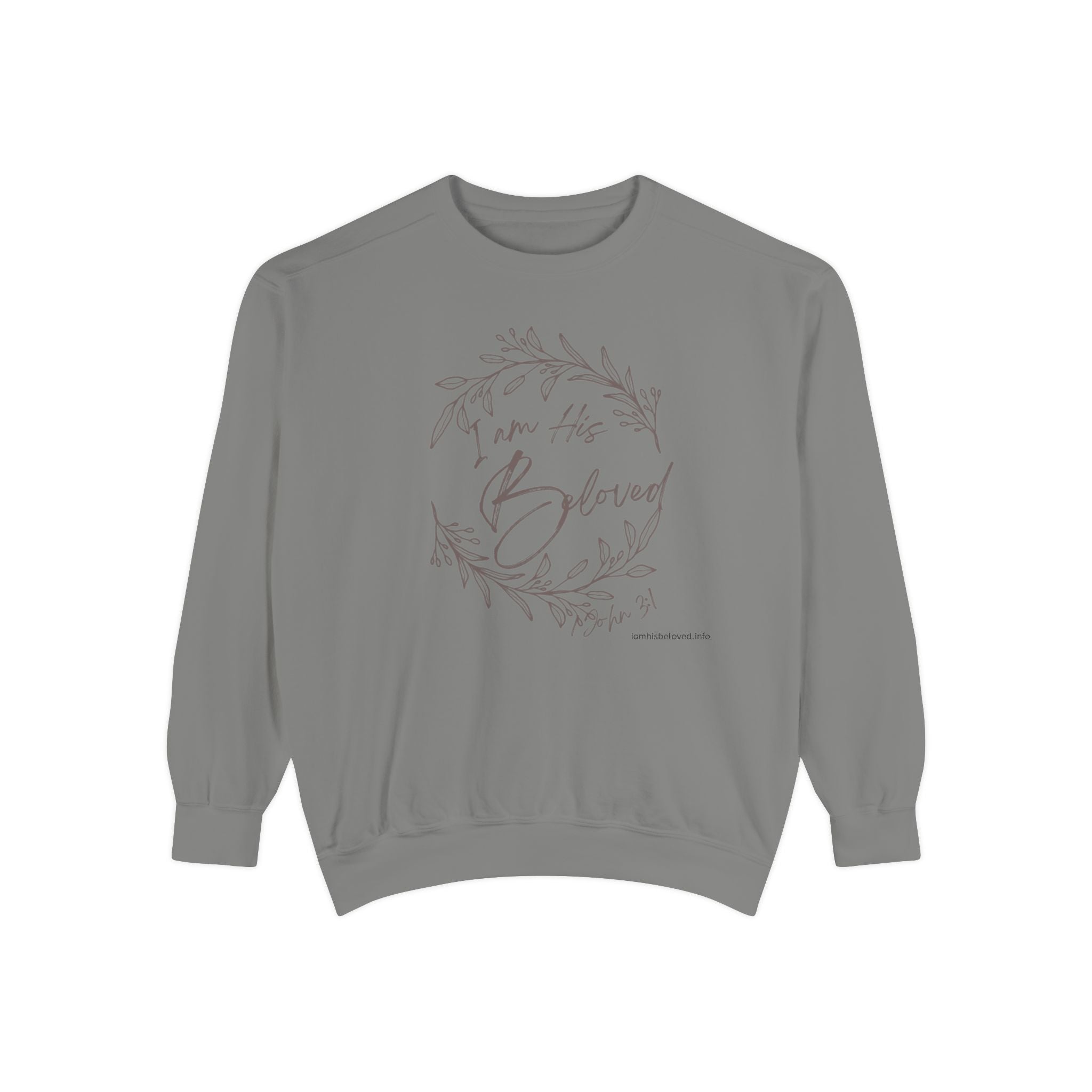 I Am His Beloved Wreath Sweatshirt
