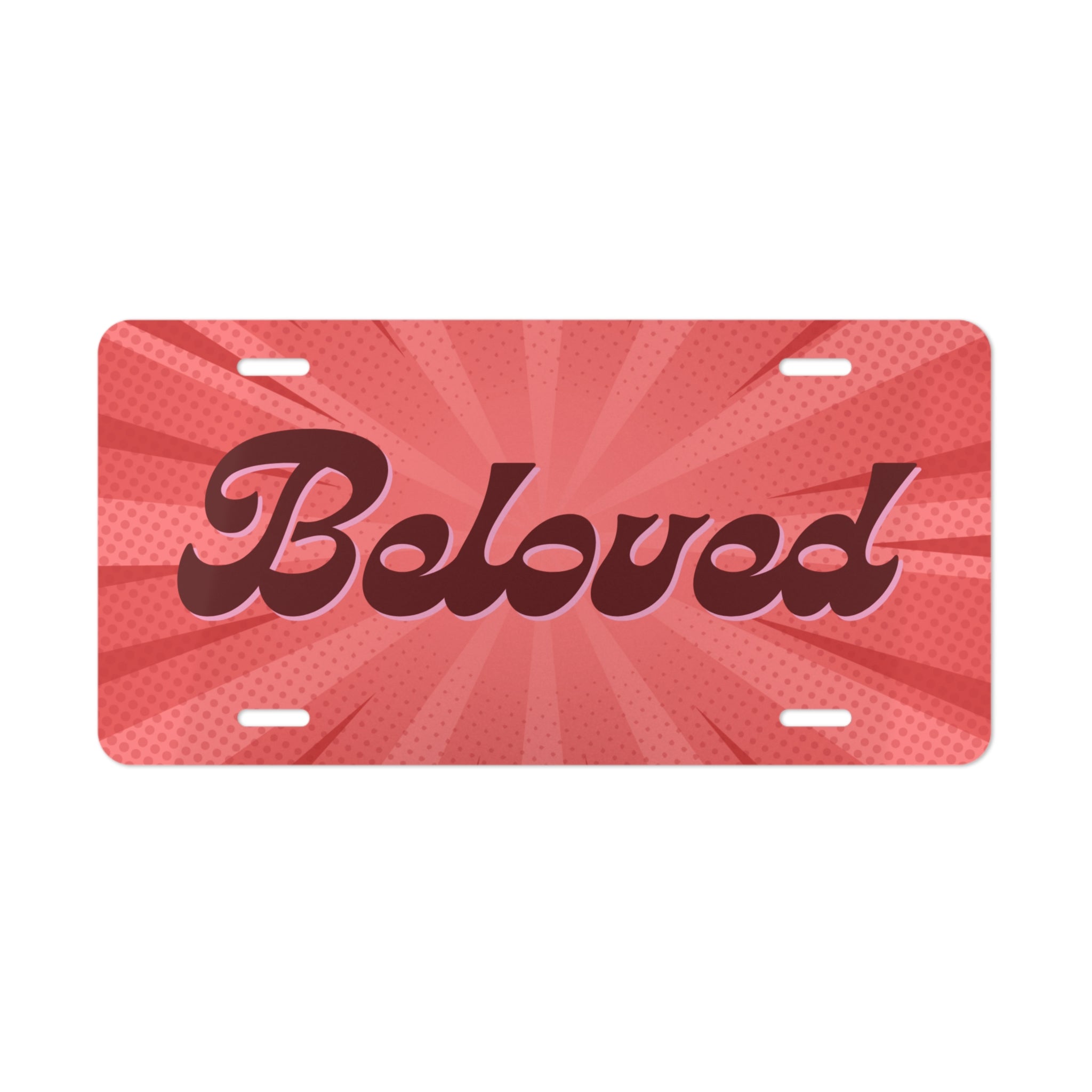 I am His Beloved Pink StarburstPlate