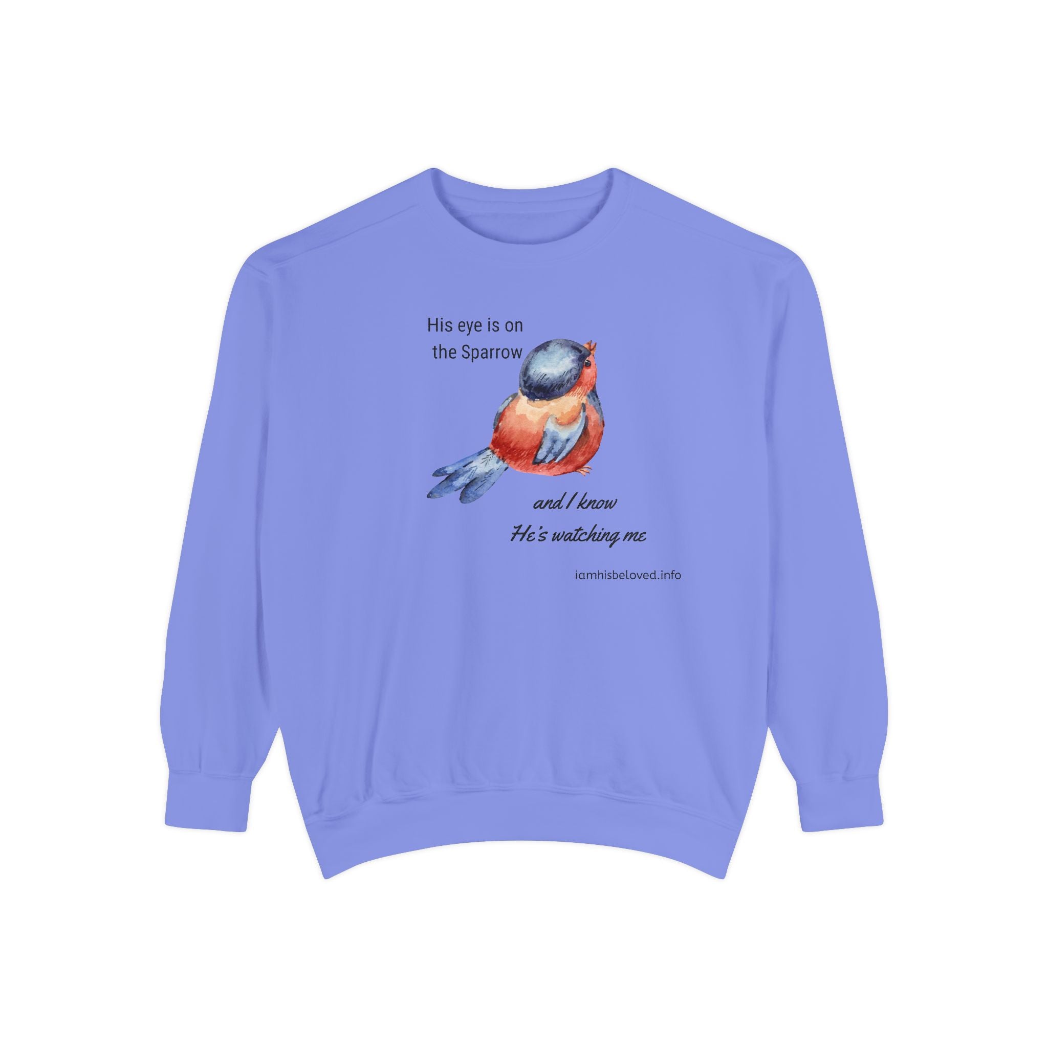 Favorite Hymns ~ His Eye is on the Sparrow ~ Garment-Dyed Sweatshirt