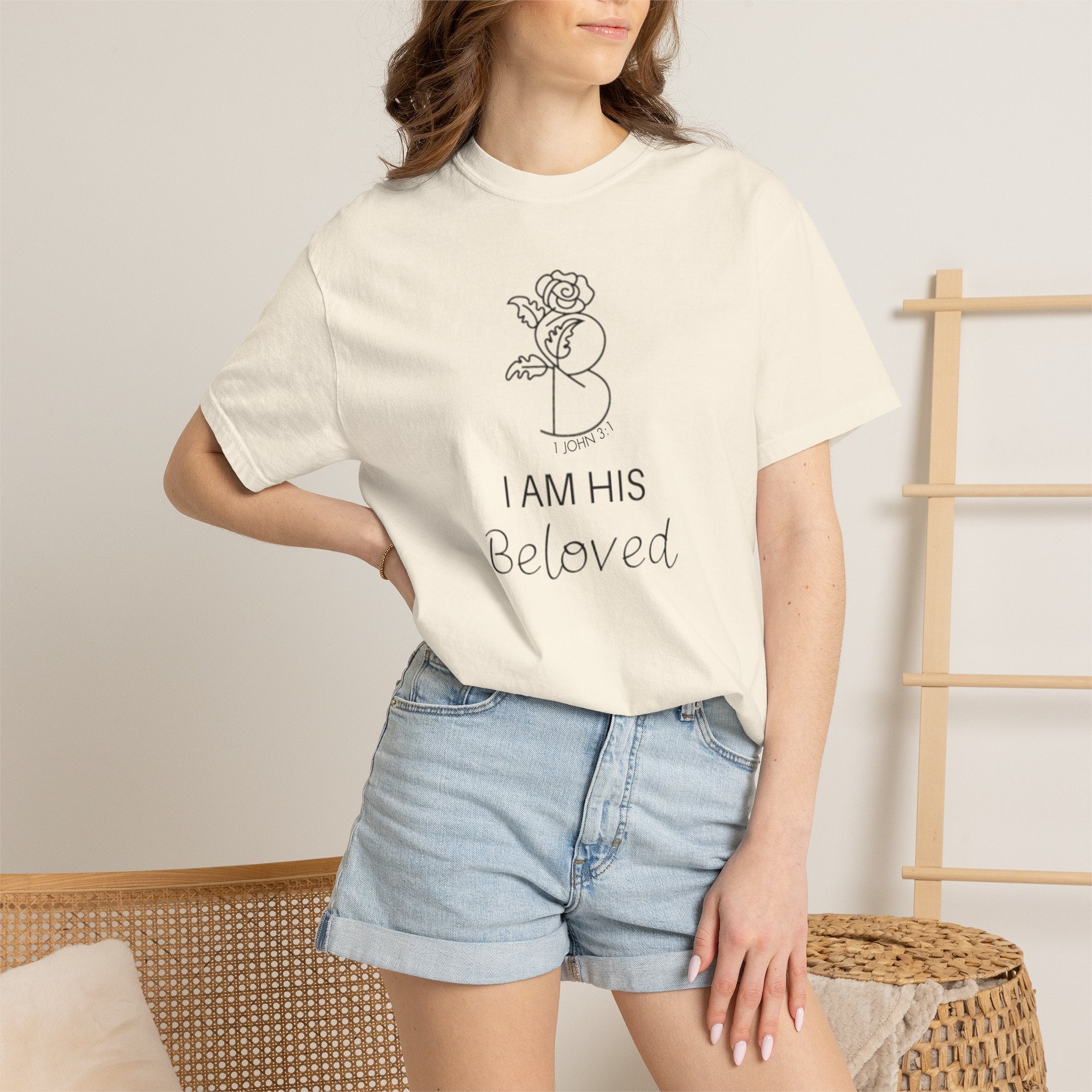 I am His Beloved "Rose" Style T Shirt