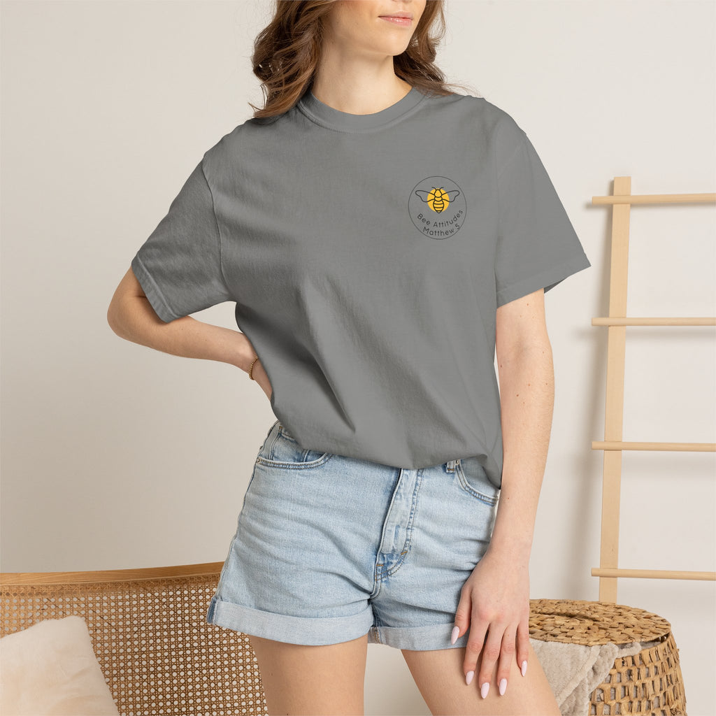 Bee-Attitudes Matthew 5:10 T-Shirt, Christian Tee, Religious Shirt, Faith Based