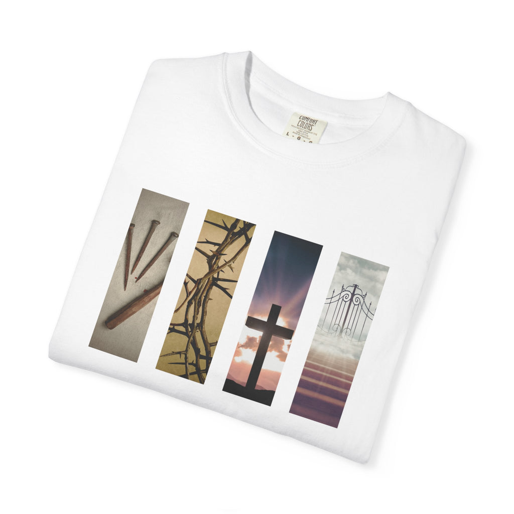 Forgiven Unisex T-Shirt - 3 Nails 1 Cross Design