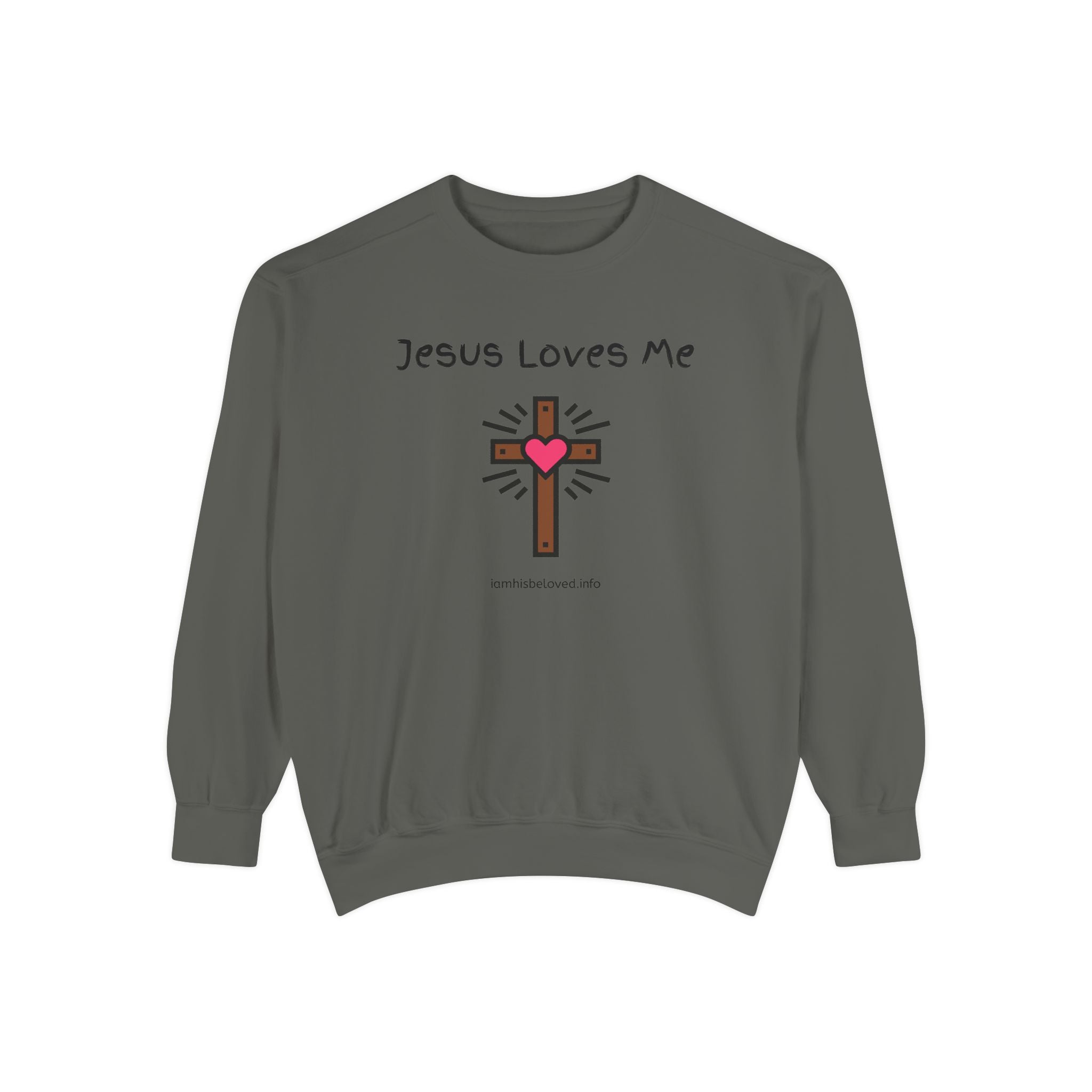 Favorite Hymns ~ Jesus Loves Me ~ Garment-Dyed Sweatshirt