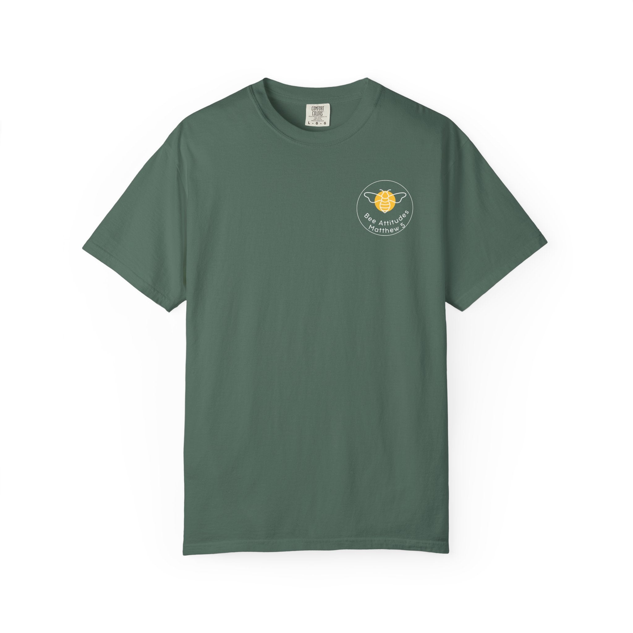 Bee-Attitudes 5:6 T-shirt White Letters