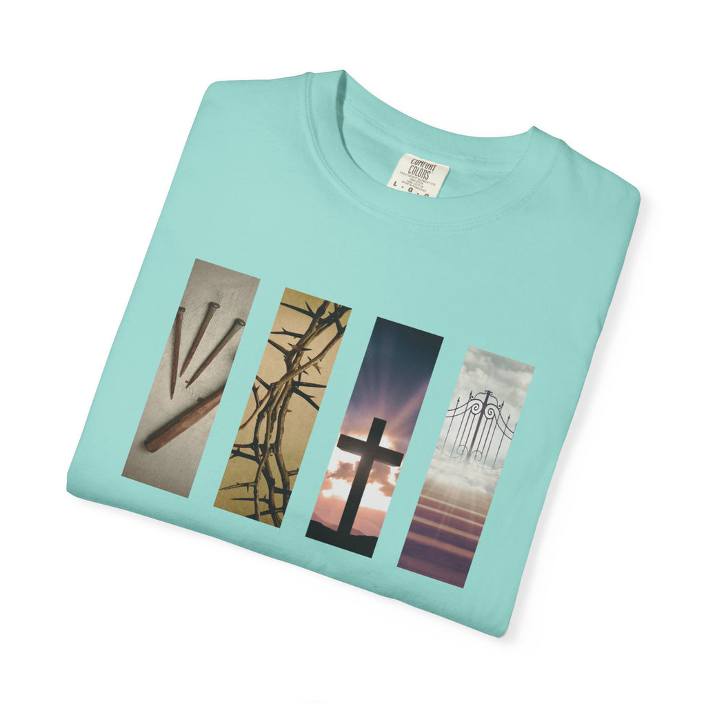Forgiven Unisex T-Shirt - 3 Nails 1 Cross Design