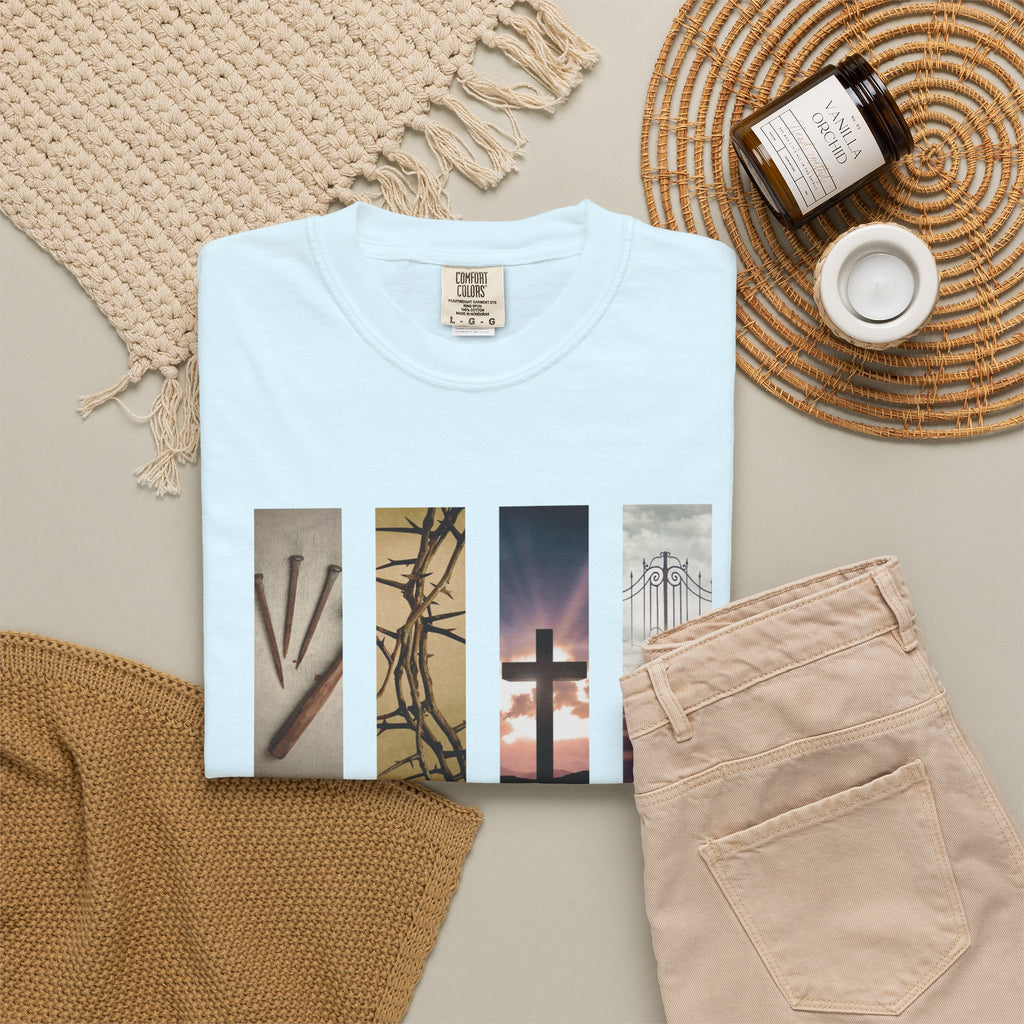 Forgiven Unisex T-Shirt - 3 Nails 1 Cross Design