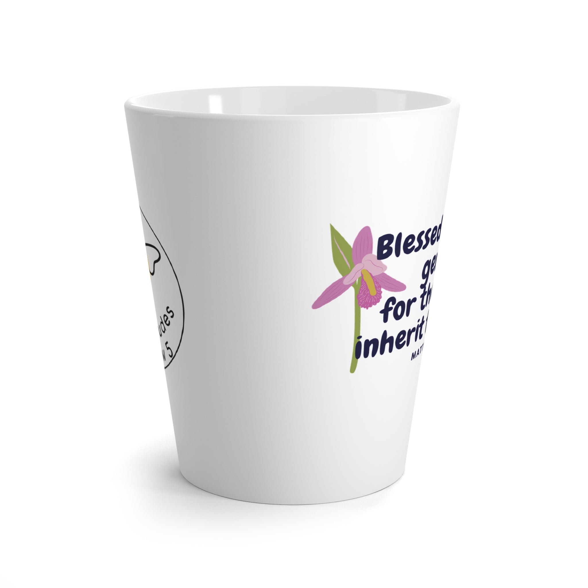 Bee-Attitudes ~ Matthew 5:5 ~ Latte Mug