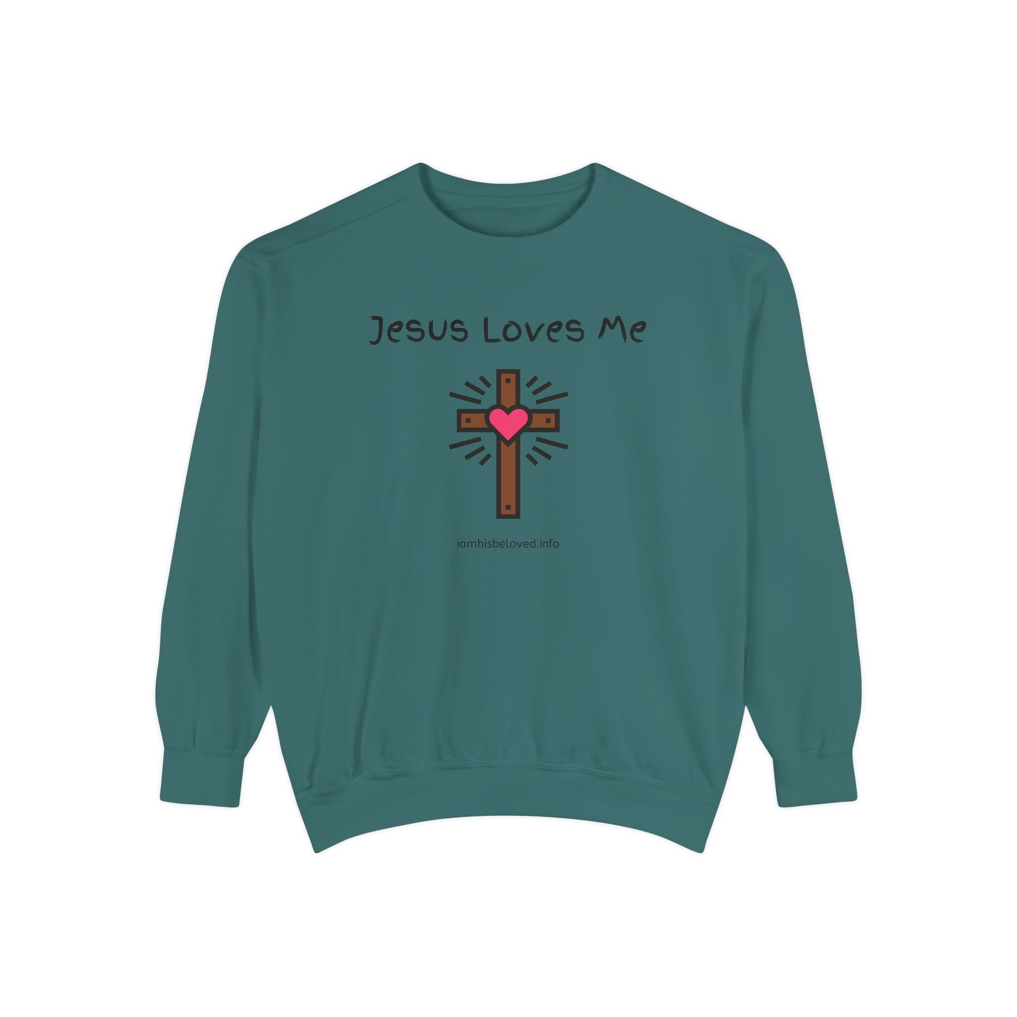 Favorite Hymns ~ Jesus Loves Me ~ Garment-Dyed Sweatshirt