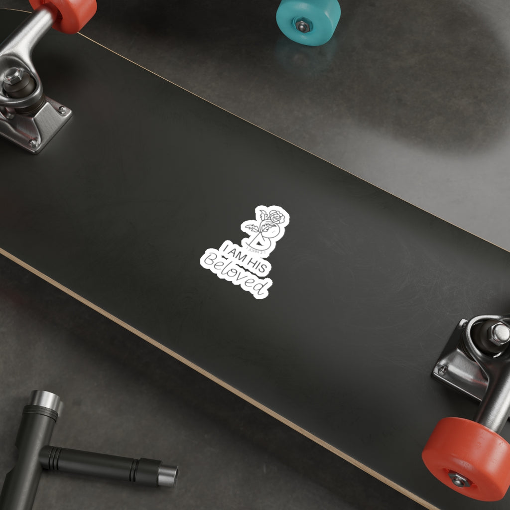 I am His Beloved Rose Die-Cut Stickers