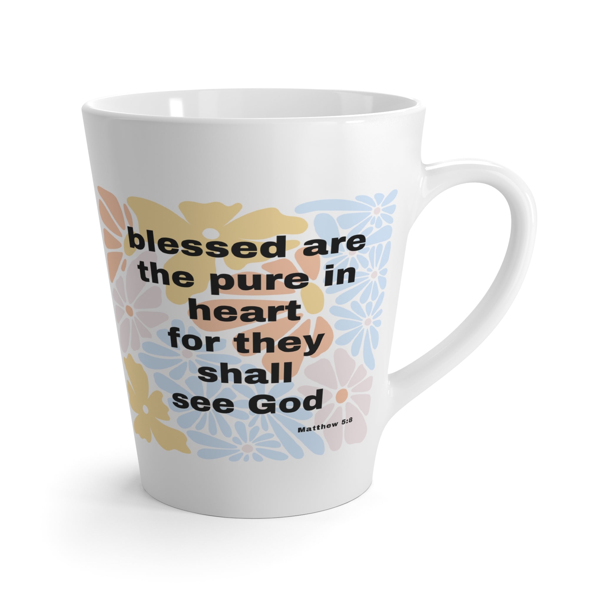 Bee-Attitudes ~ Matthew 5:8 ~ Latte Mug