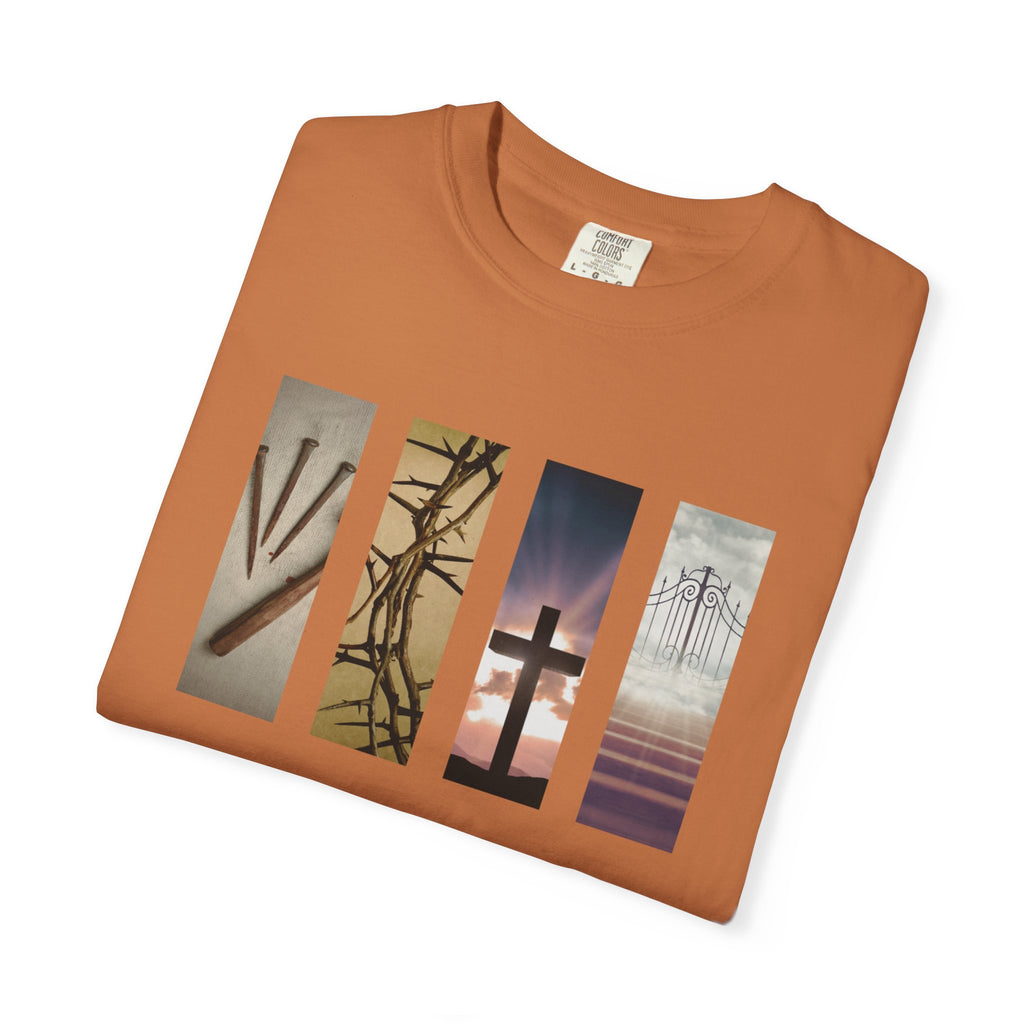 Forgiven Unisex T-Shirt - 3 Nails 1 Cross Design