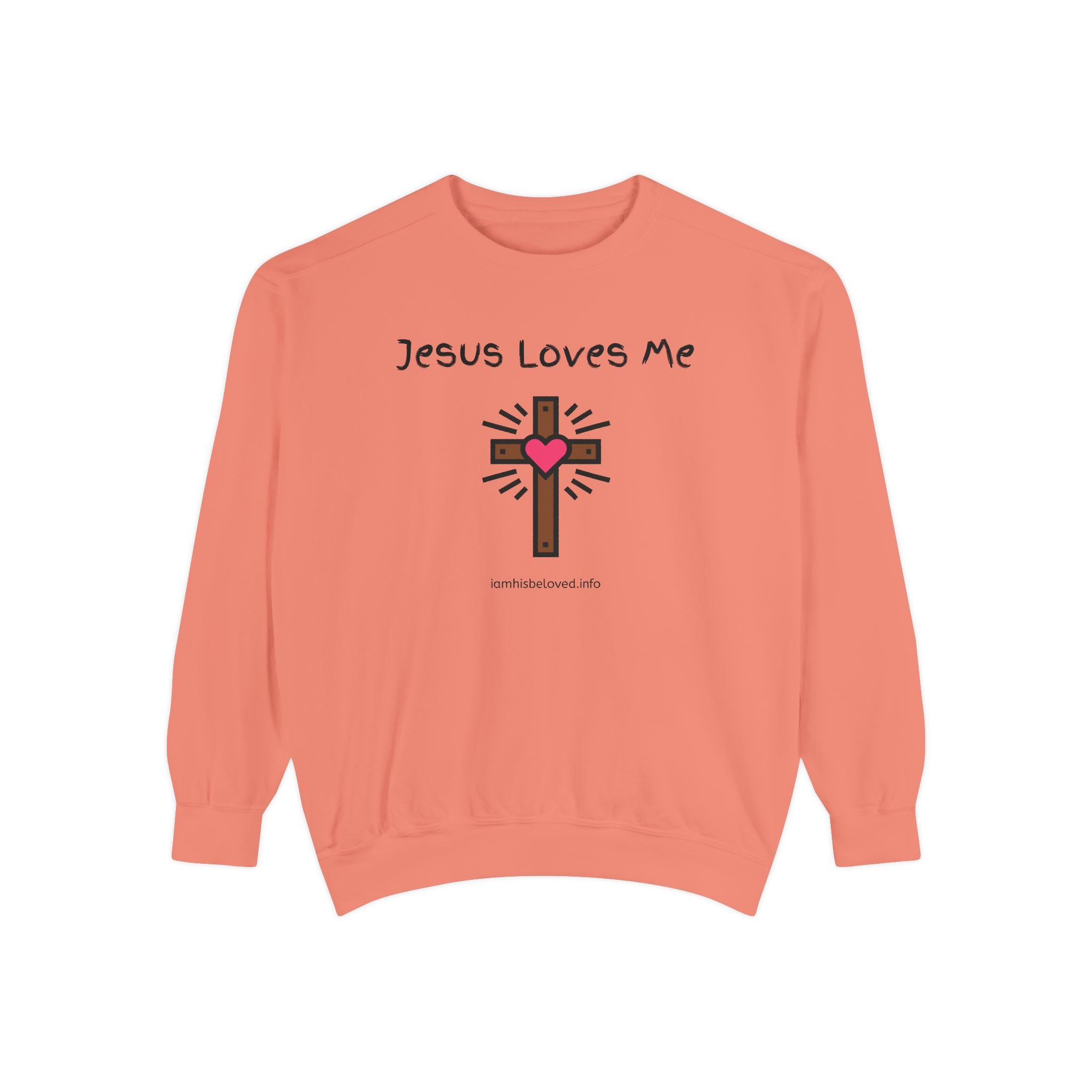Favorite Hymns ~ Jesus Loves Me ~ Garment-Dyed Sweatshirt