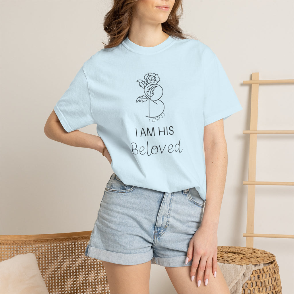 I am His Beloved "Rose" Style T Shirt