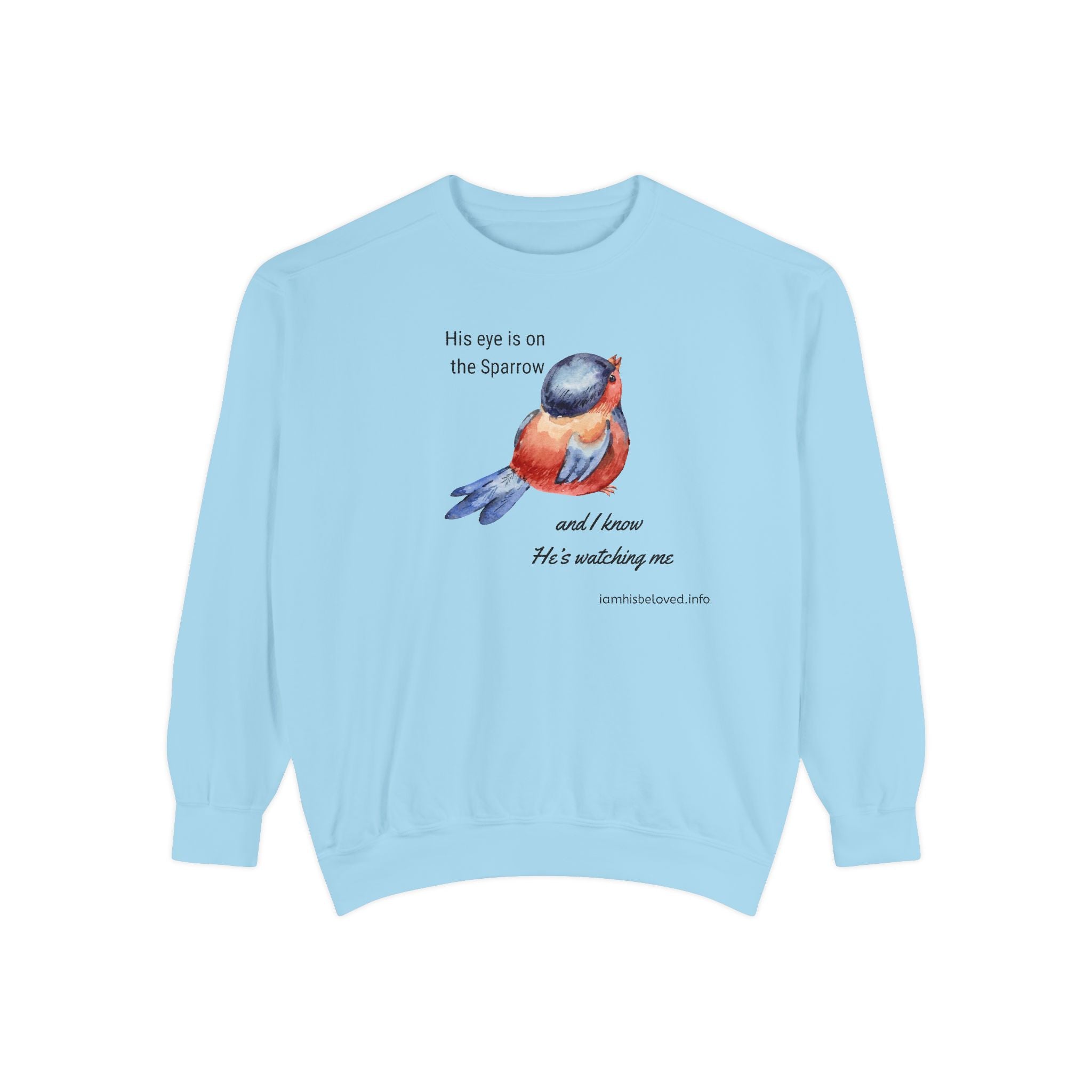 Favorite Hymns ~ His Eye is on the Sparrow ~ Garment-Dyed Sweatshirt