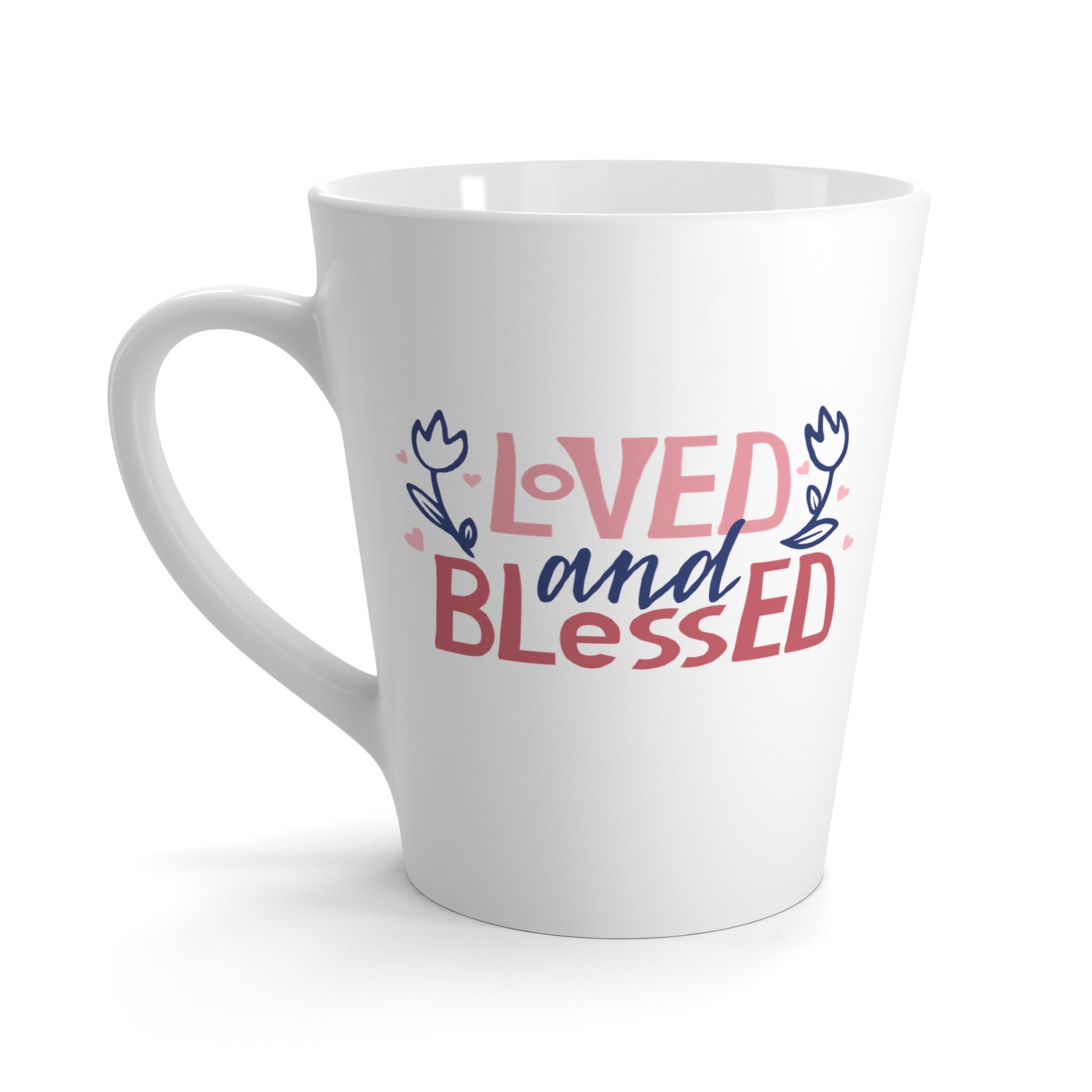 Loved and Blessed Latte Mug