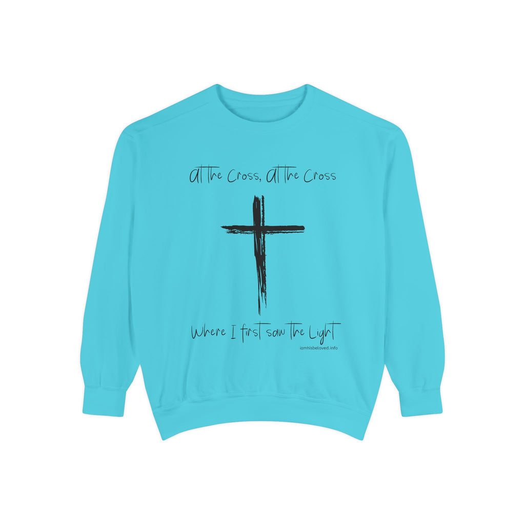 Favorite Hymns ~ At the Cross ~ Garment-Dyed Sweatshirt