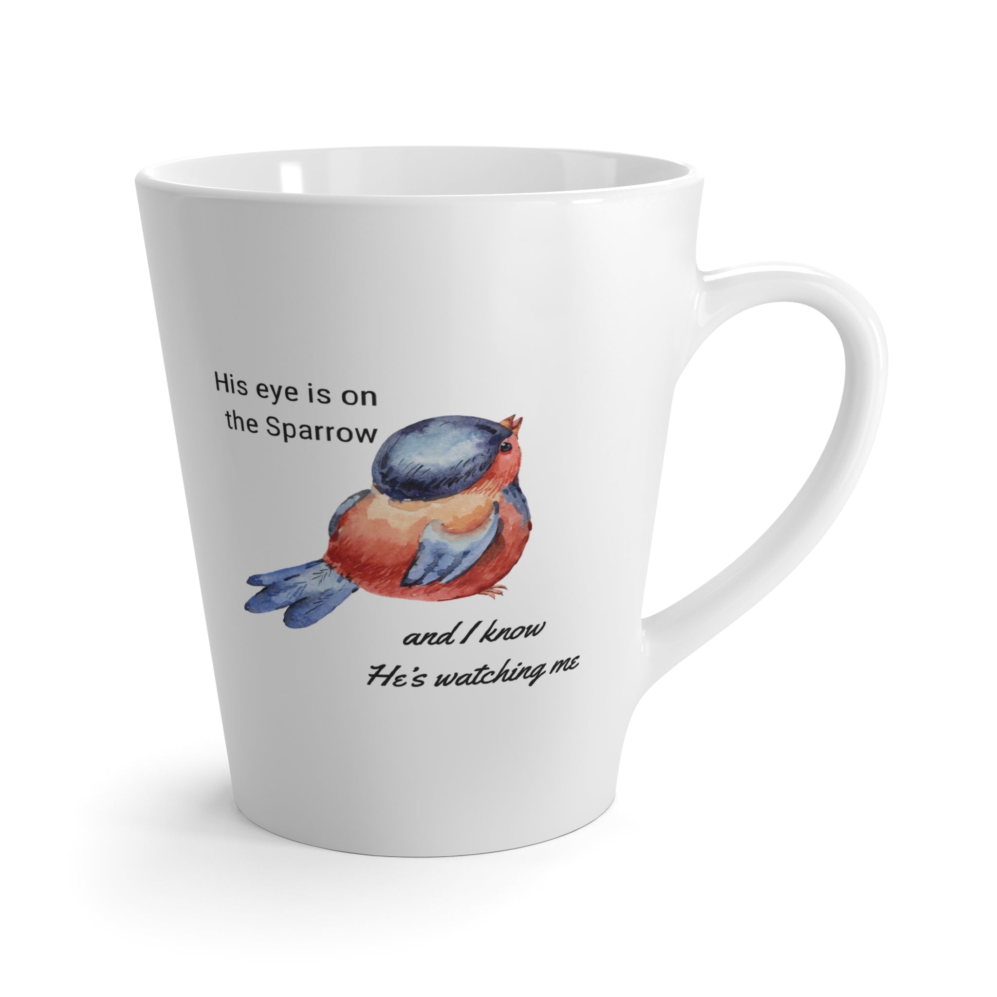Favorite Hymns ~ His Eye is on the Sparrow  Latte Mug