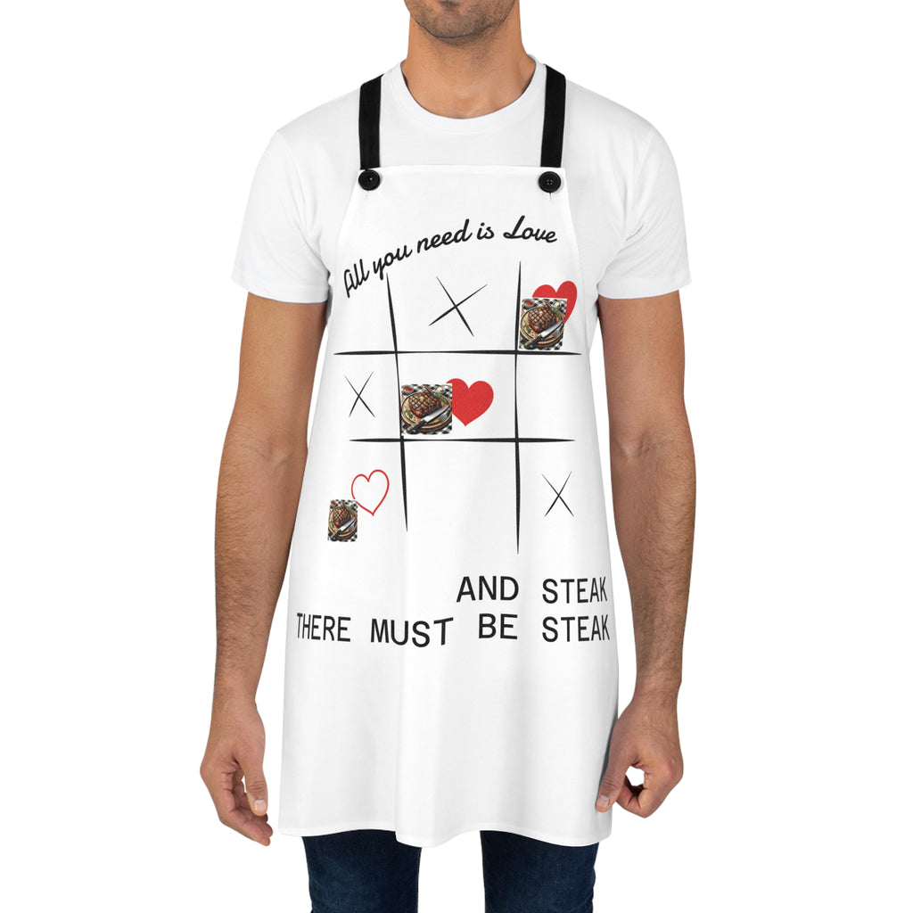 All You Need is Love and Steak Father's Day Grill Apron