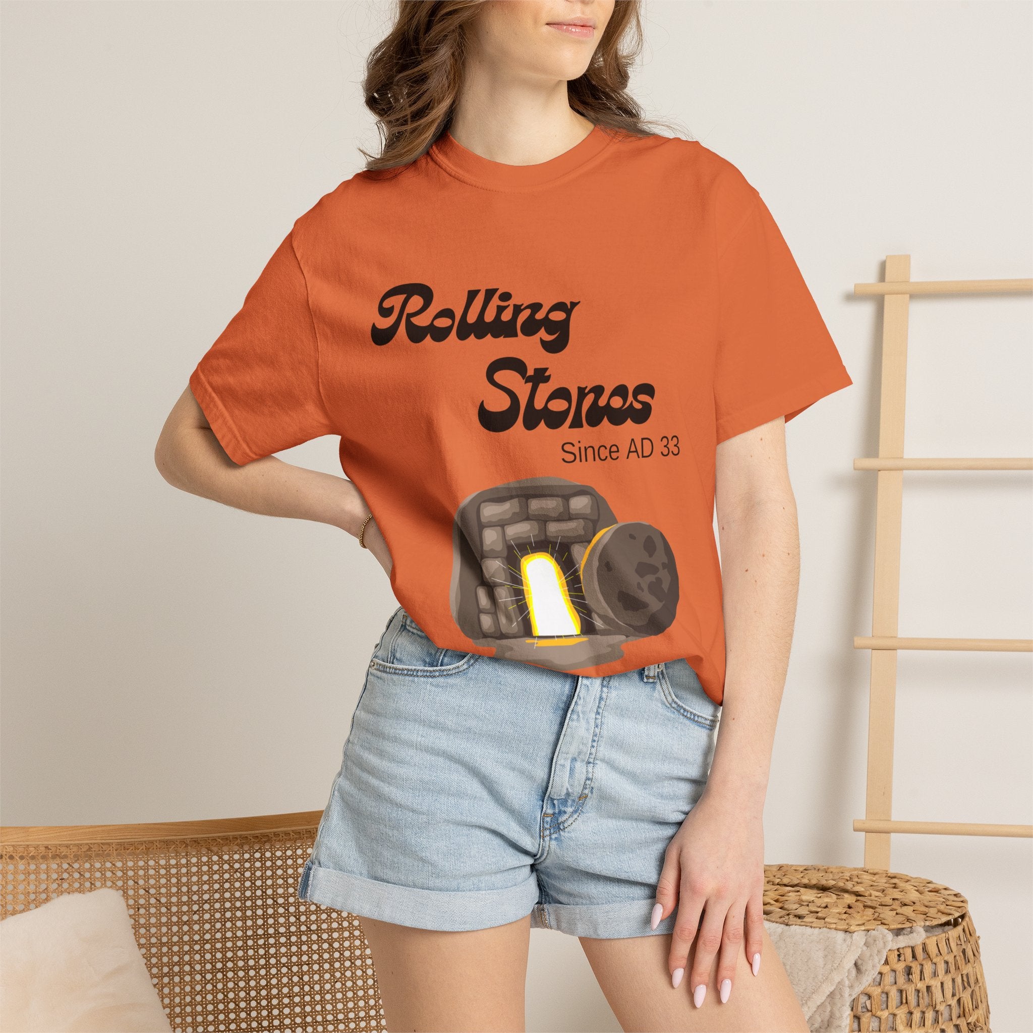 Rolling Stones since AD 33 Unisex Garment-Dyed T-shirt